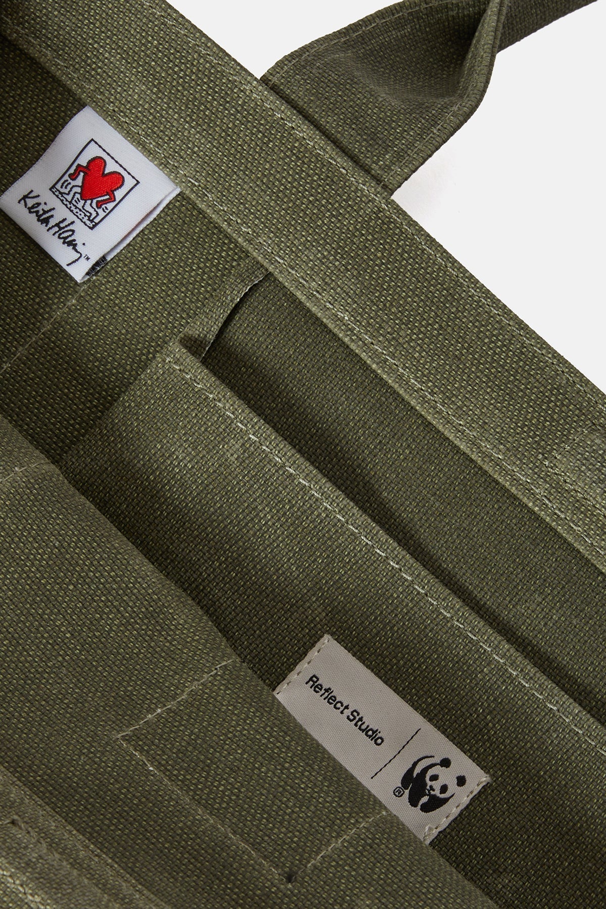 Keith Haring World Maxi Handy Çanta - Yeşil