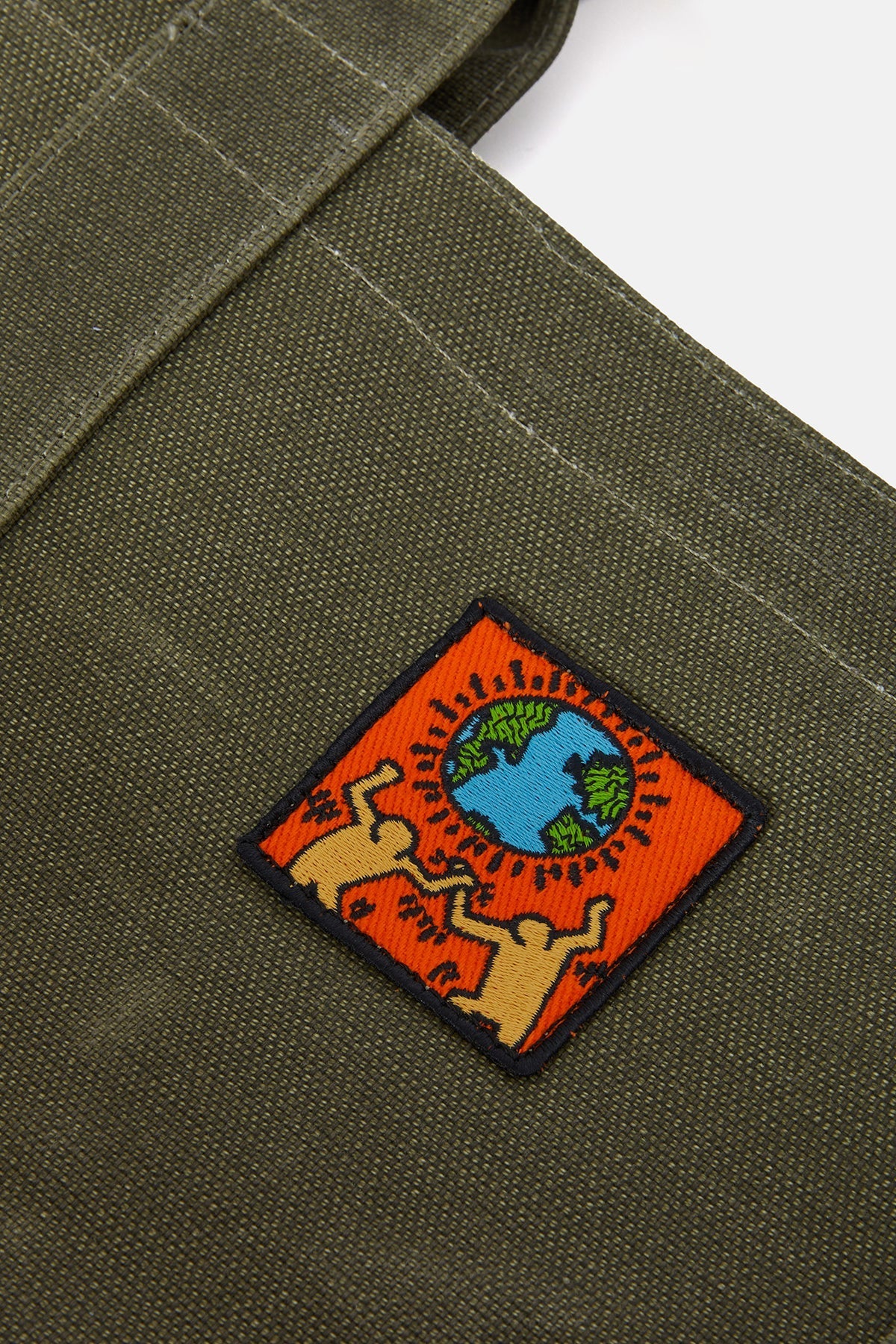 Keith Haring World Maxi Handy Çanta - Yeşil