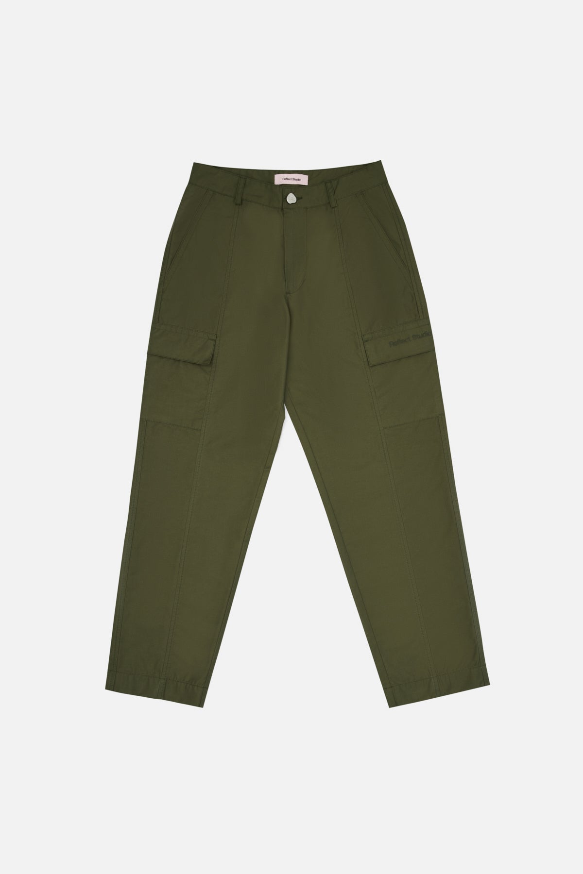 Logo Embroidered Trackpants - Khaki