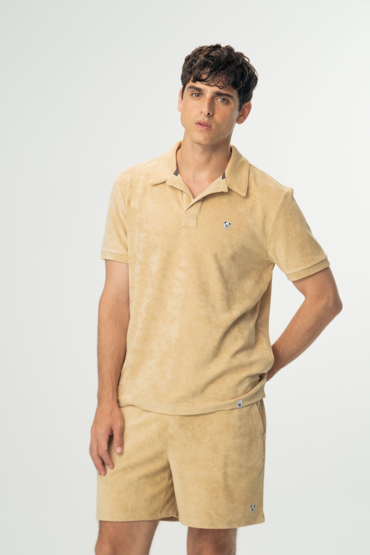 Panda Terry Polo - Bej