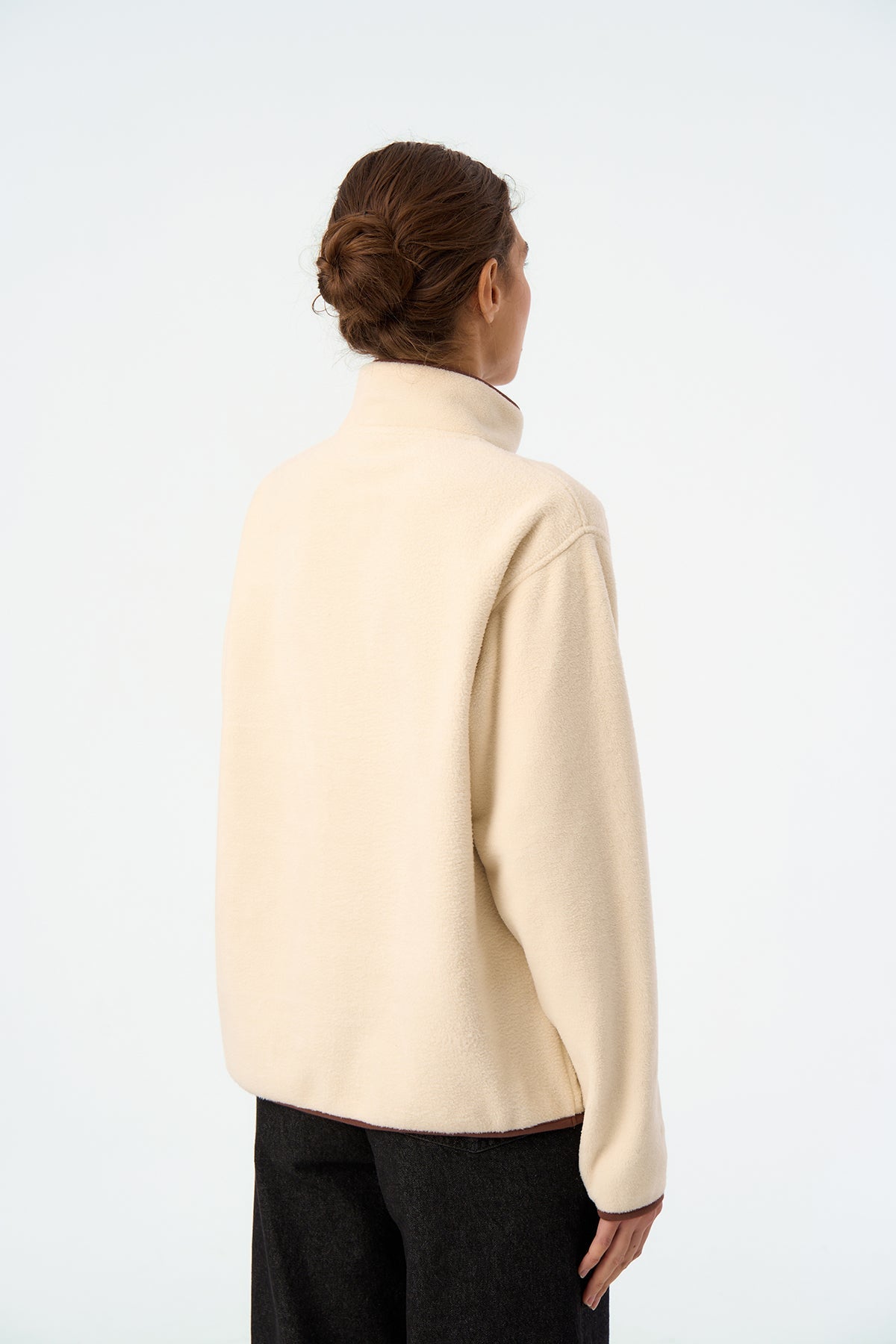 Socrates Polar Pop Over Sweatshirt - Parşömen Bej