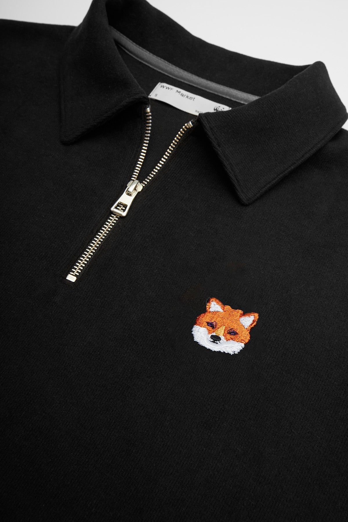 Kızıl Tilki SuperSoft Polo Sweatshirt - Siyah