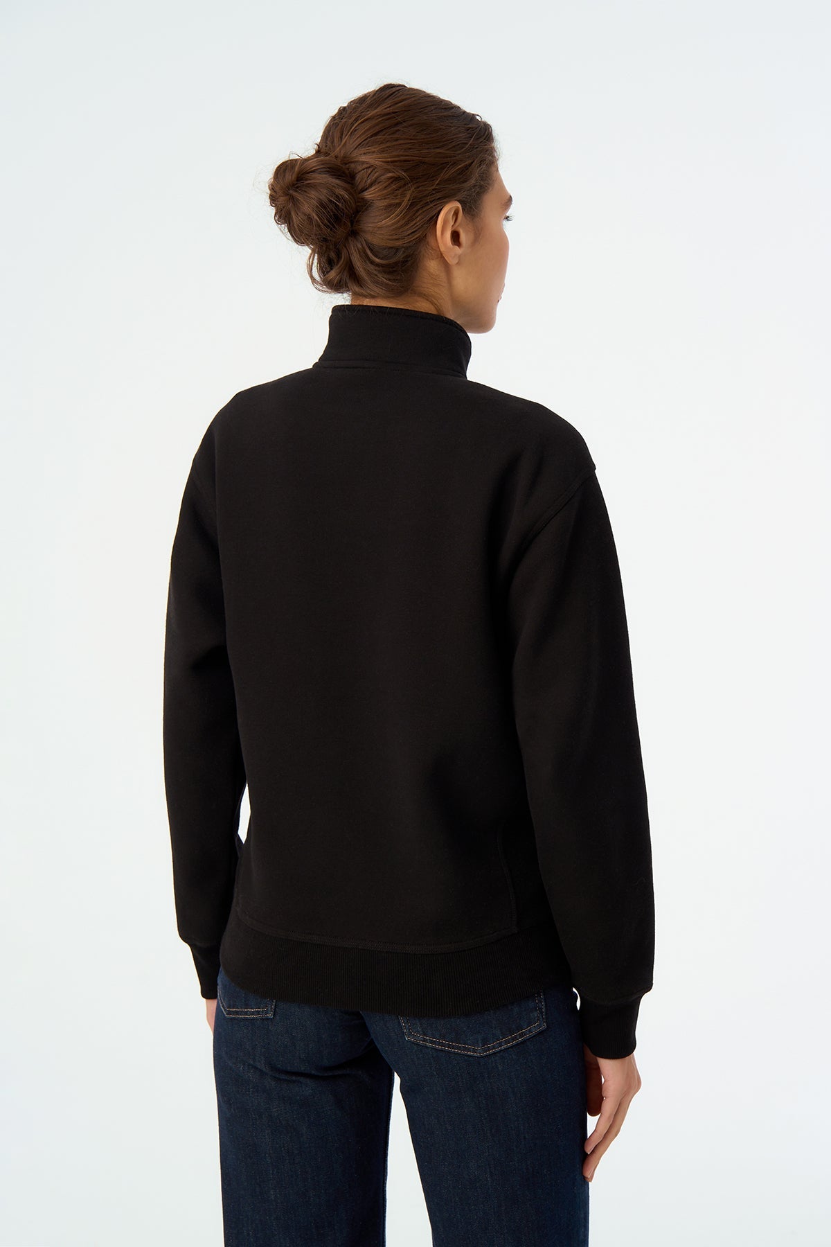 Socrates Quarter-Zip Sweatshirt - Siyah