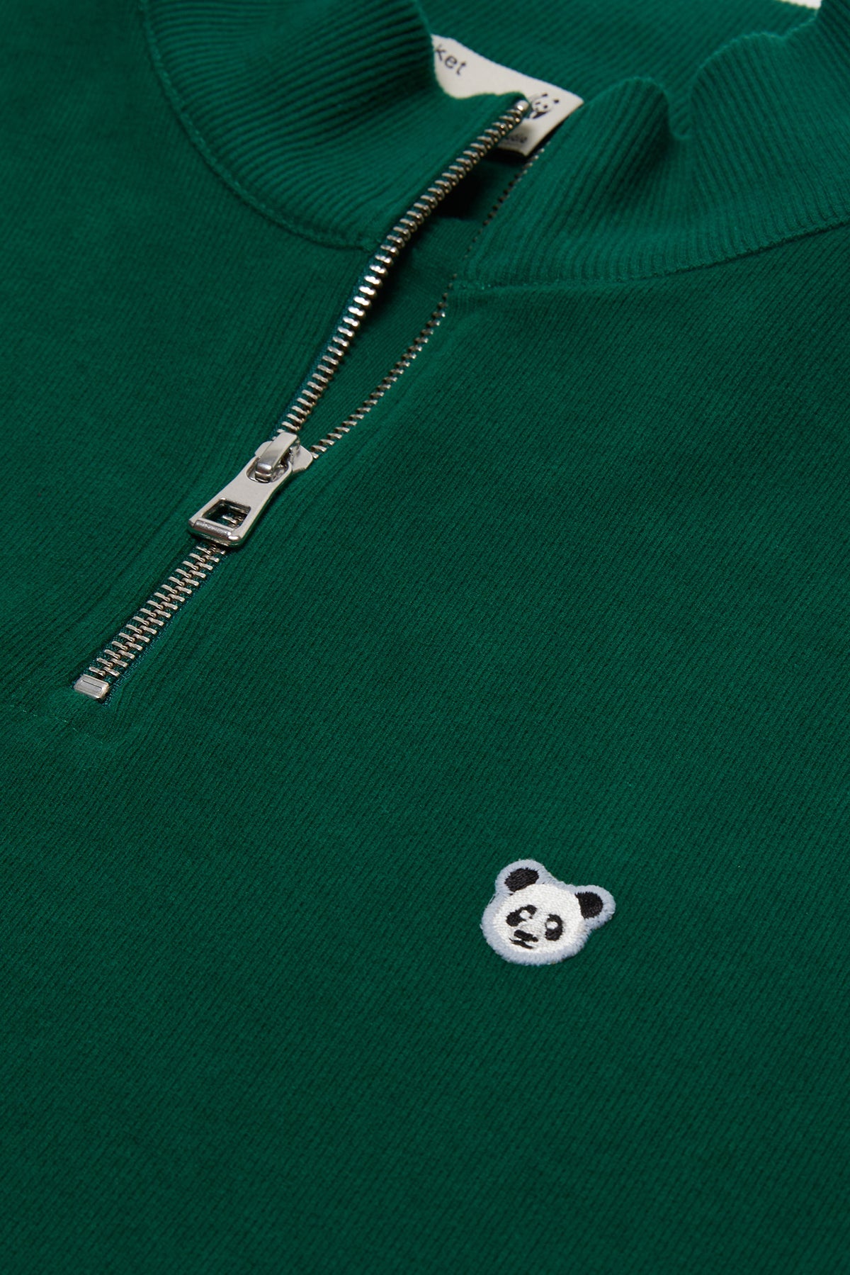 Panda SuperSoft Quarter-Zip Sweatshirt  - Nefti  Yeşil
