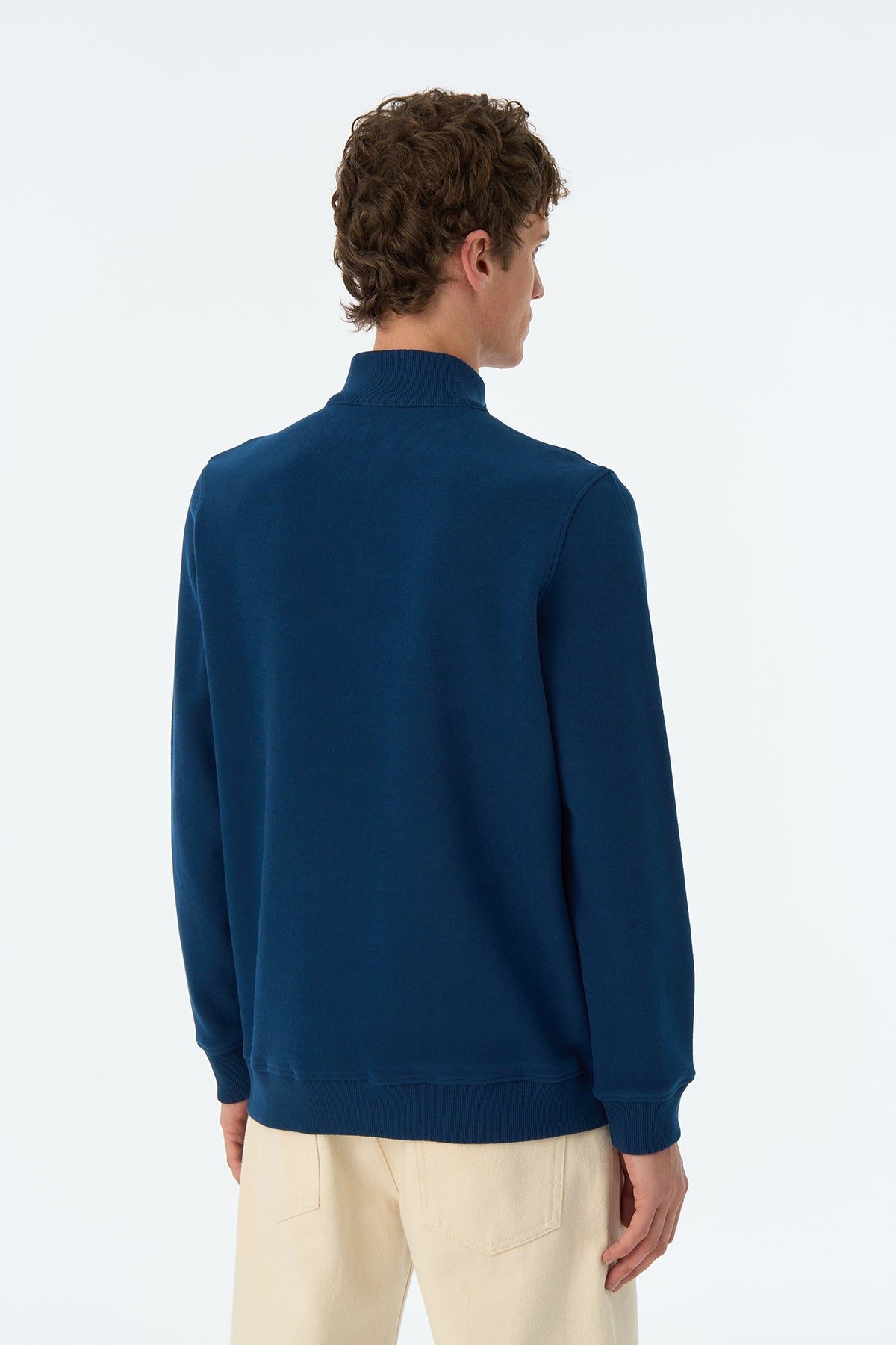 İmparator Penguen SuperSoft Quarter-Zip Sweatshirt  - Lacivert