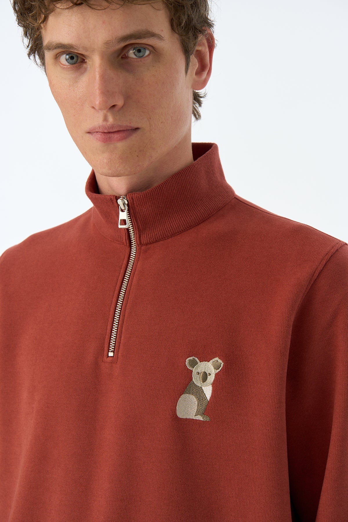 Koala SuperSoft Quarter-Zip Sweatshirt - Kiremit