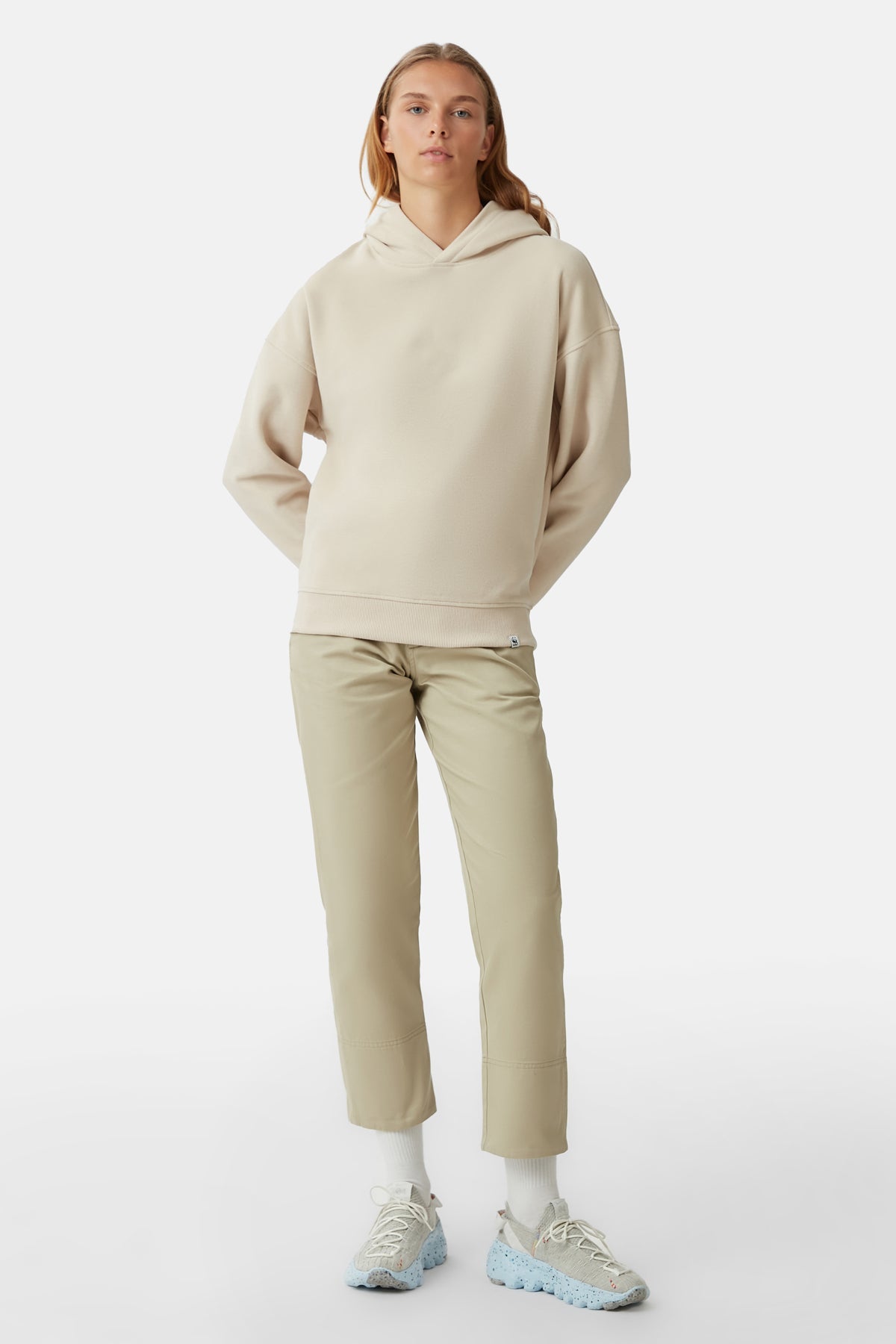 Basic SuperSoft Hoodie - Parşömen Bej