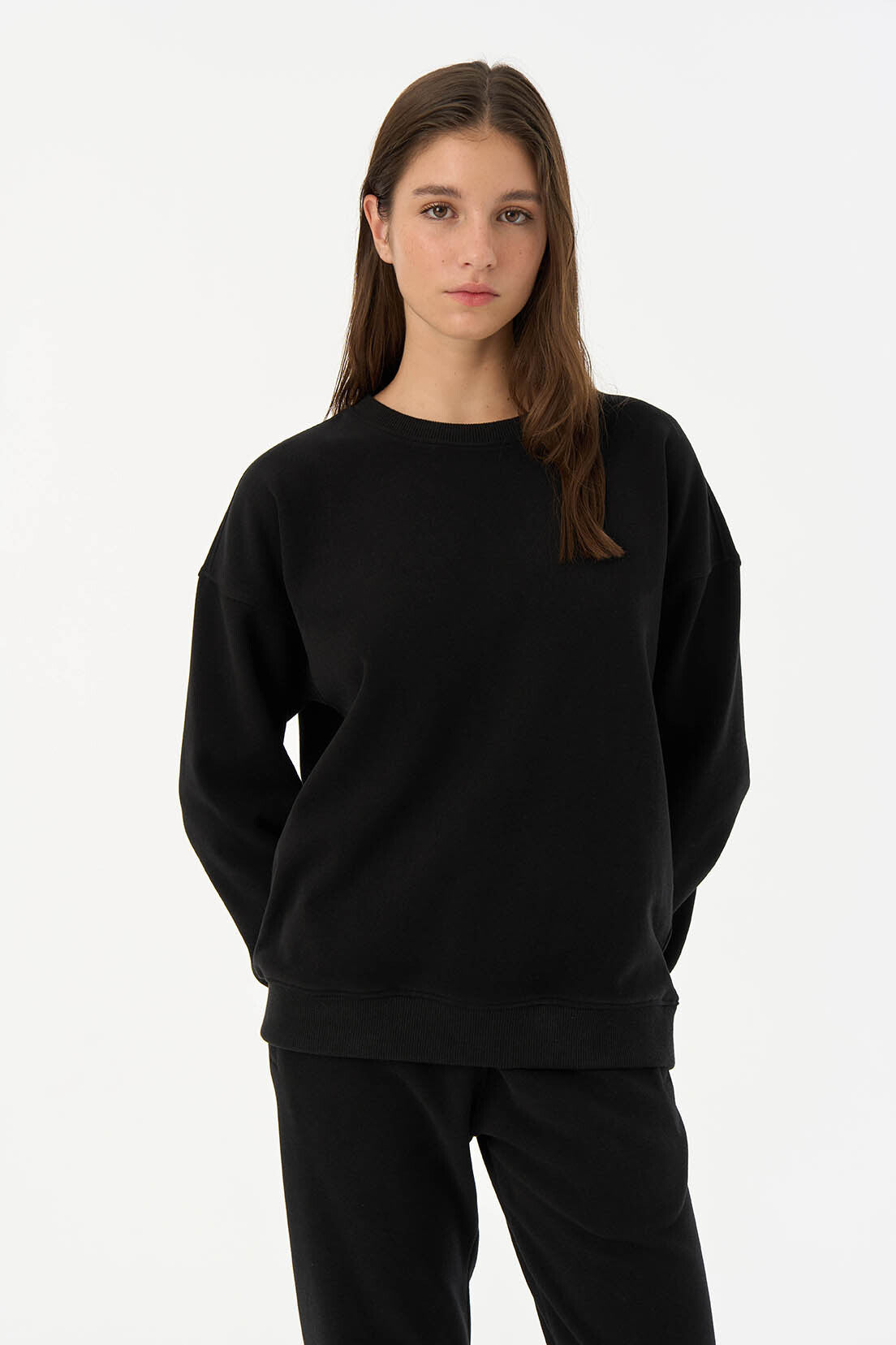Basic SuperSoft Sweatshirt - Siyah