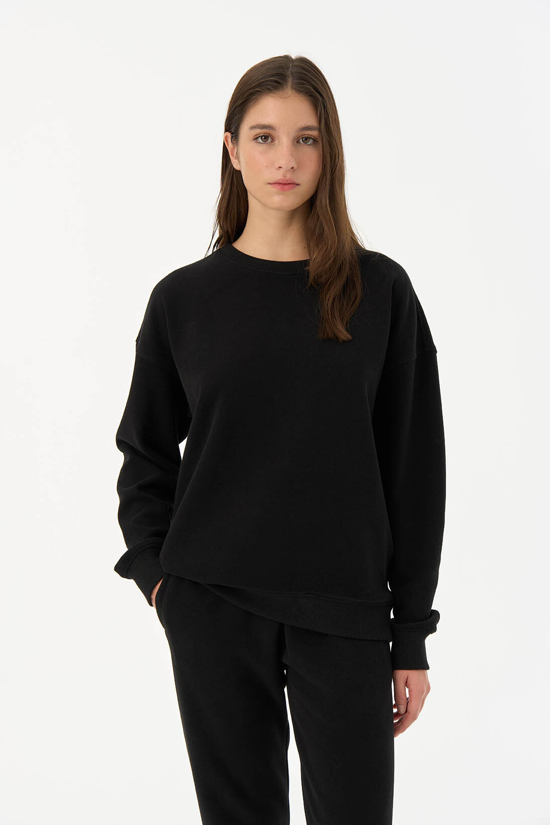 Basic SuperSoft Sweatshirt - Siyah