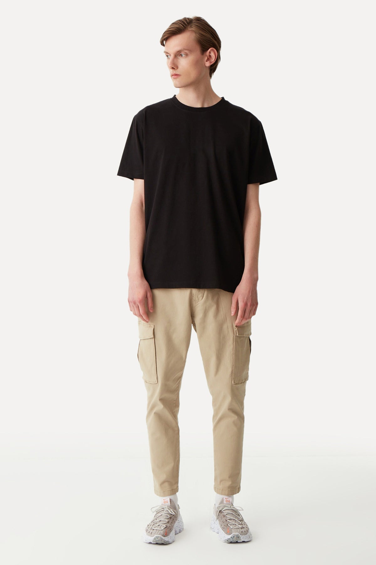 Basic Light-Weight Erkek T-Shirt - Siyah