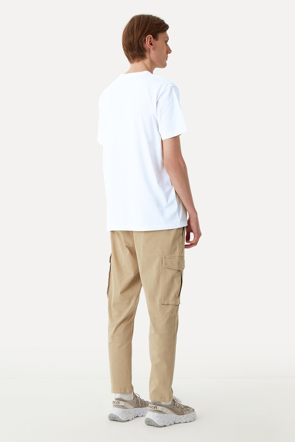 Basic Light-Weight Erkek T-Shirt - Beyaz