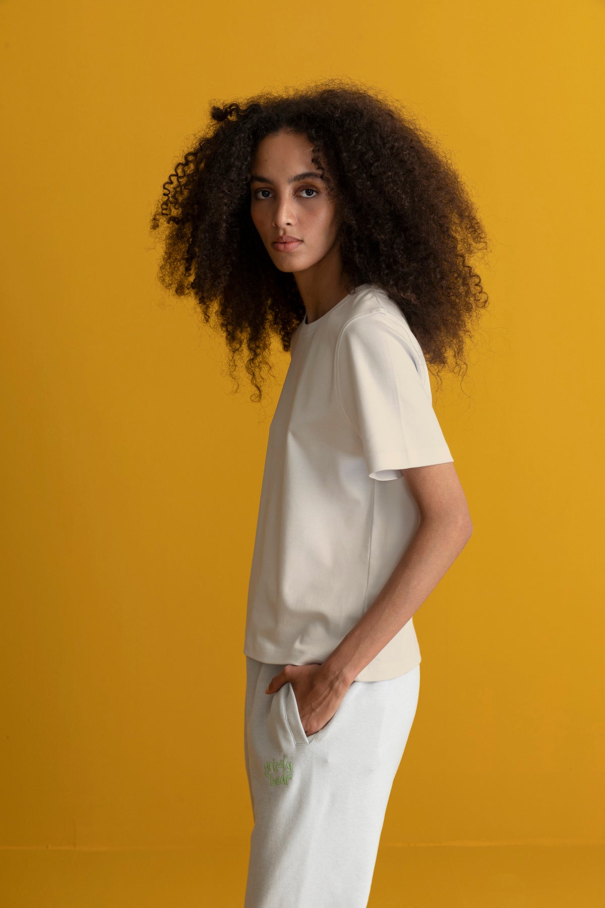 Basic Kadın Light-Weight T-Shirt - Parşömen Bej