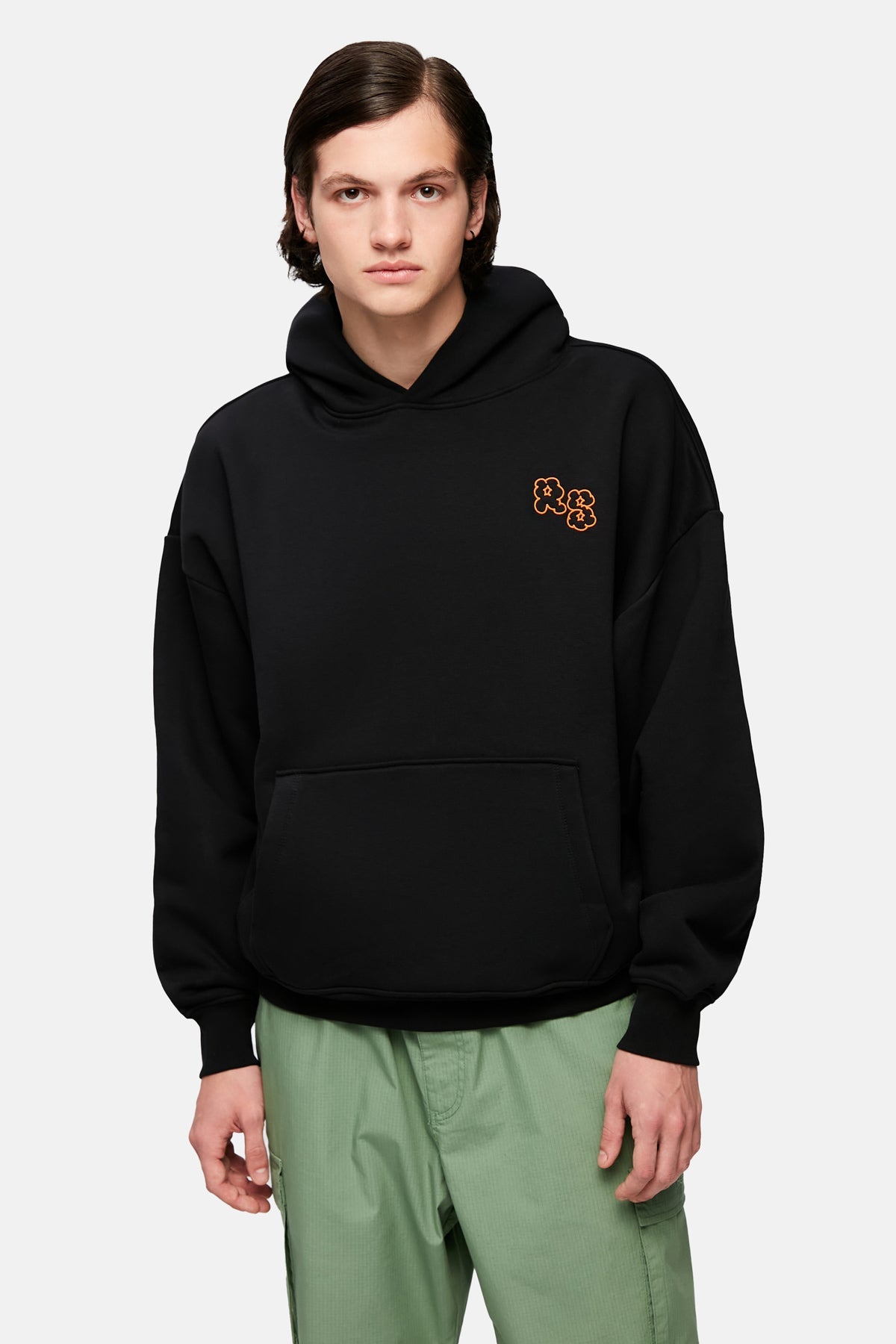 Remix Baggy Hoodie - Black