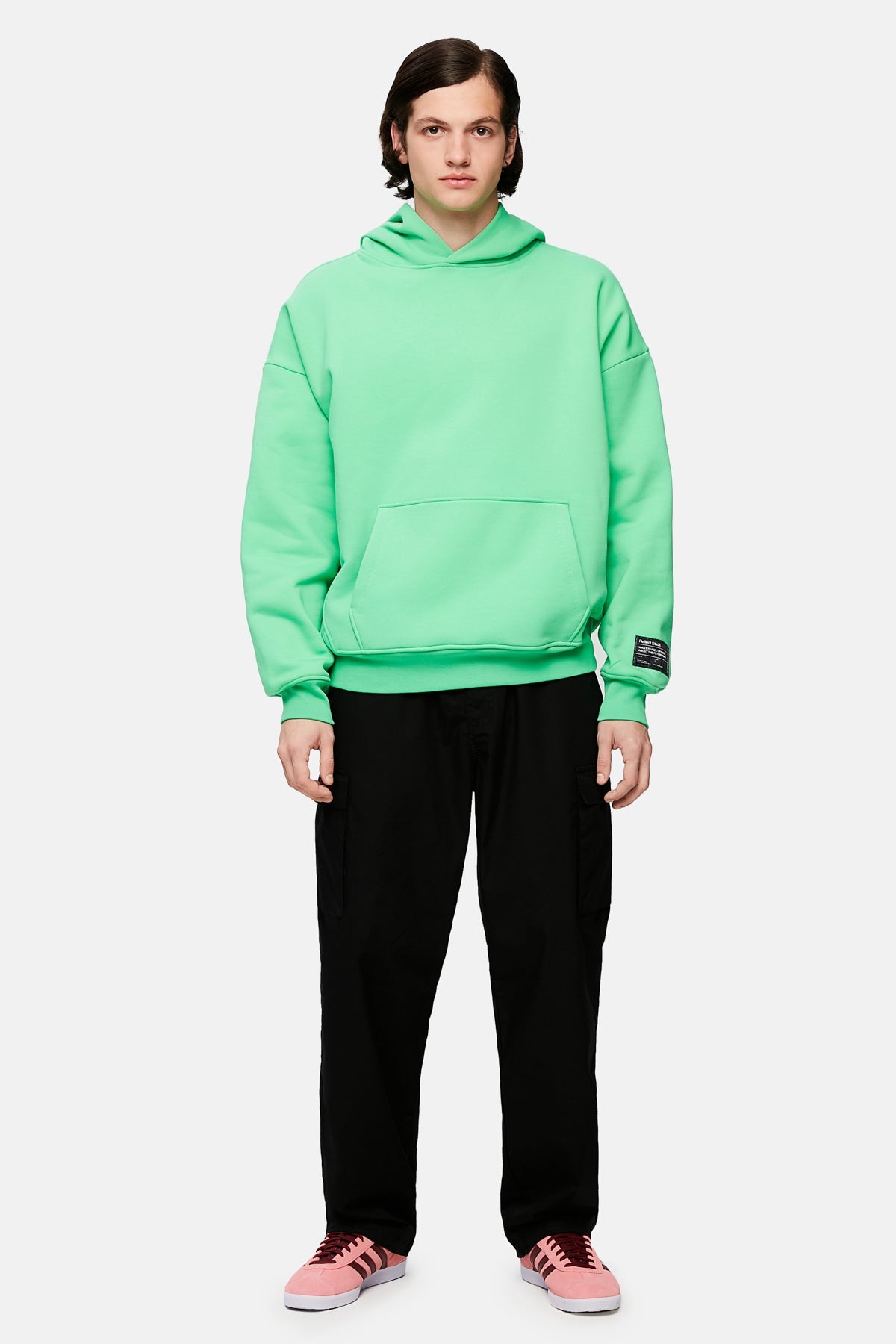 Liquid Modernity Baggy Hoodie - Green