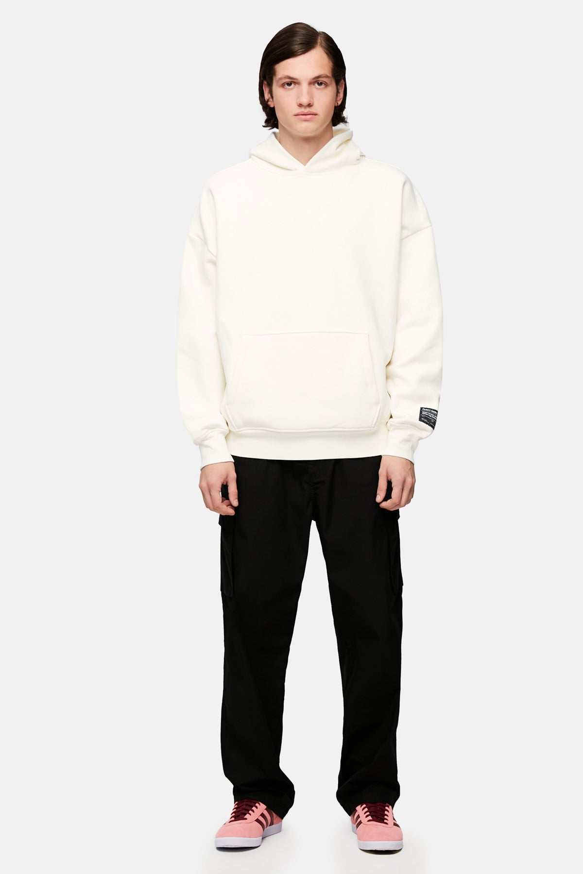 Liquid Modernity Baggy Hoodie - Ecru