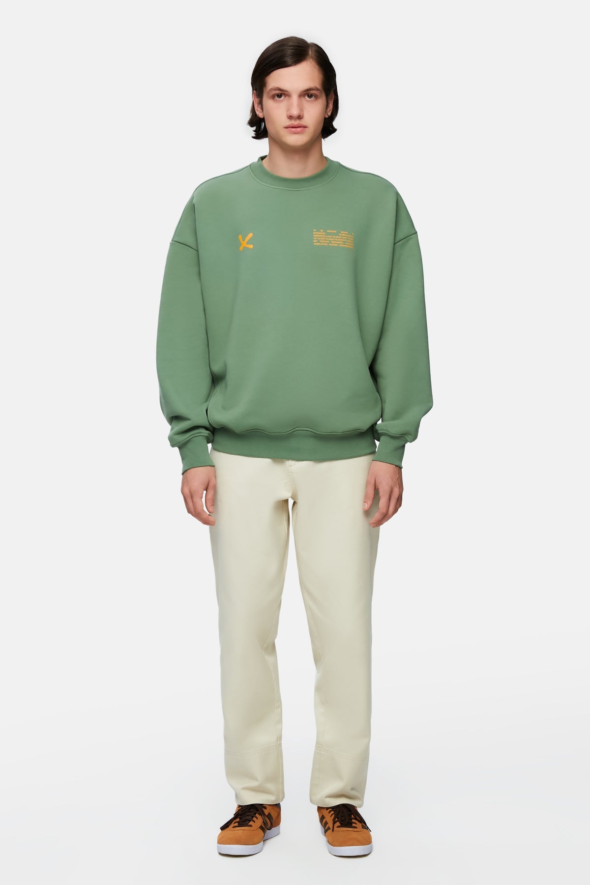 Modernize Baggy Sweatshirt - Safari Green