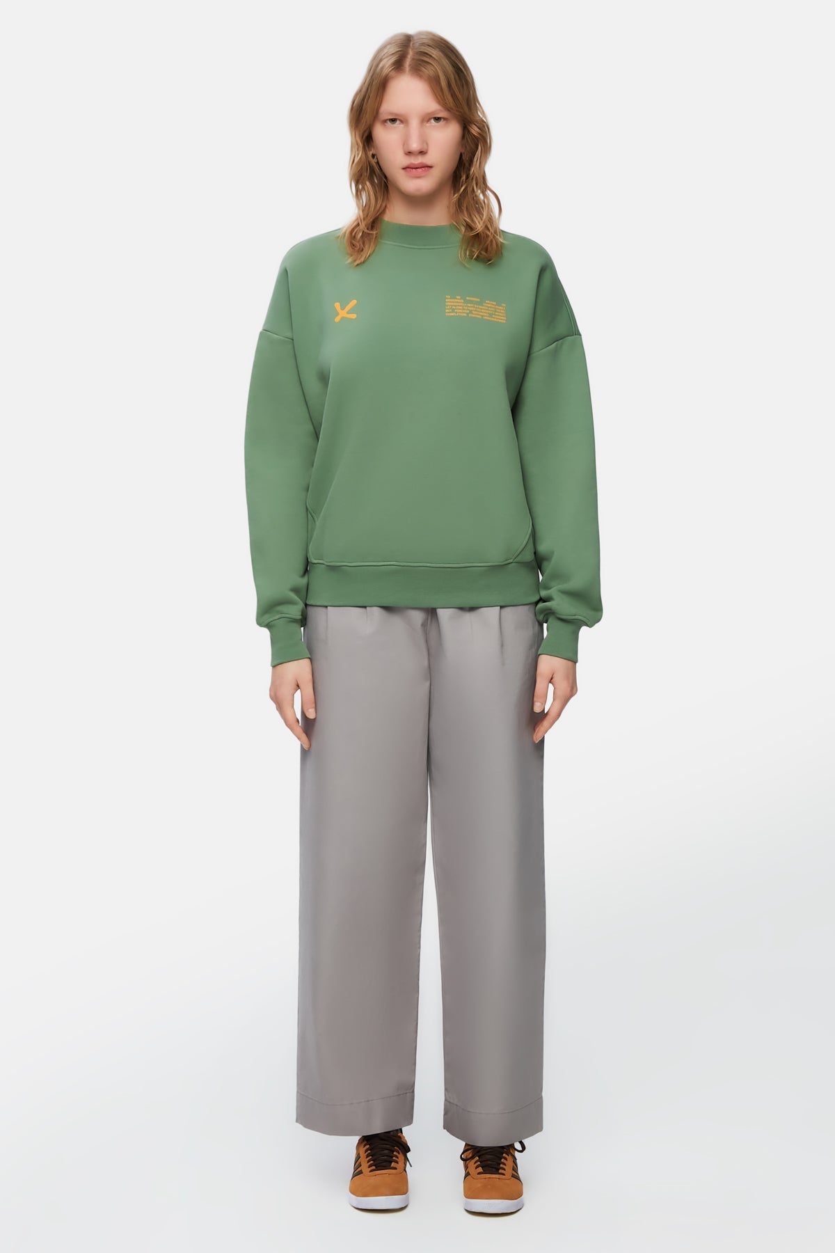 Modernize Baggy Sweatshirt - Safari Green