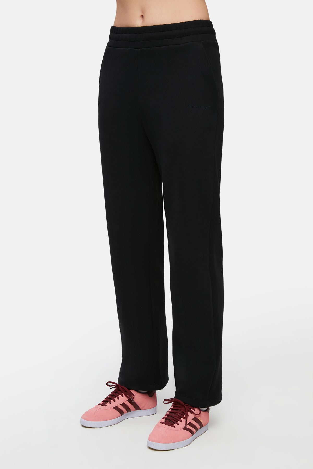 Logo Print Women Sweatpants - Purple