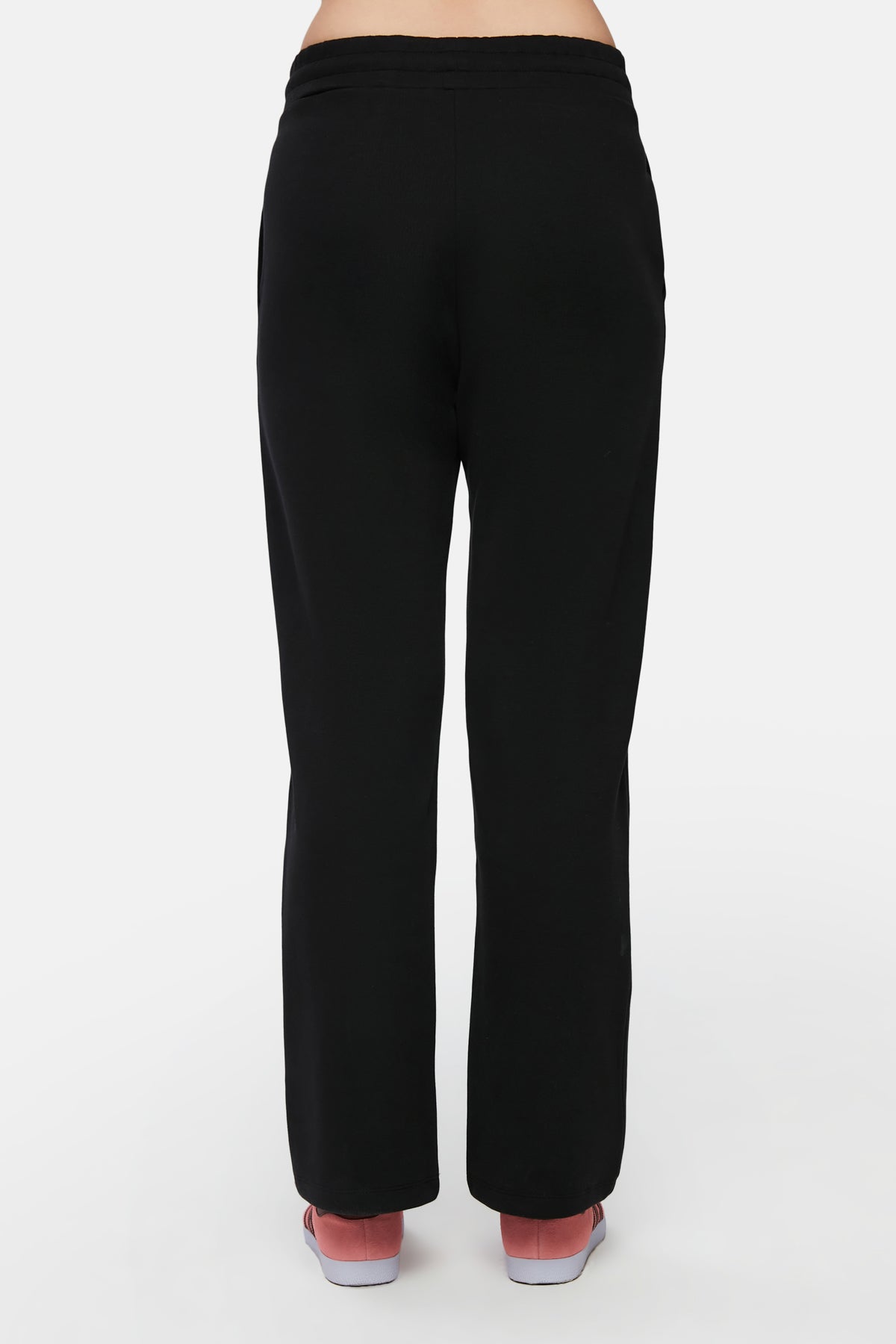 Logo Print Women Sweatpants - Purple