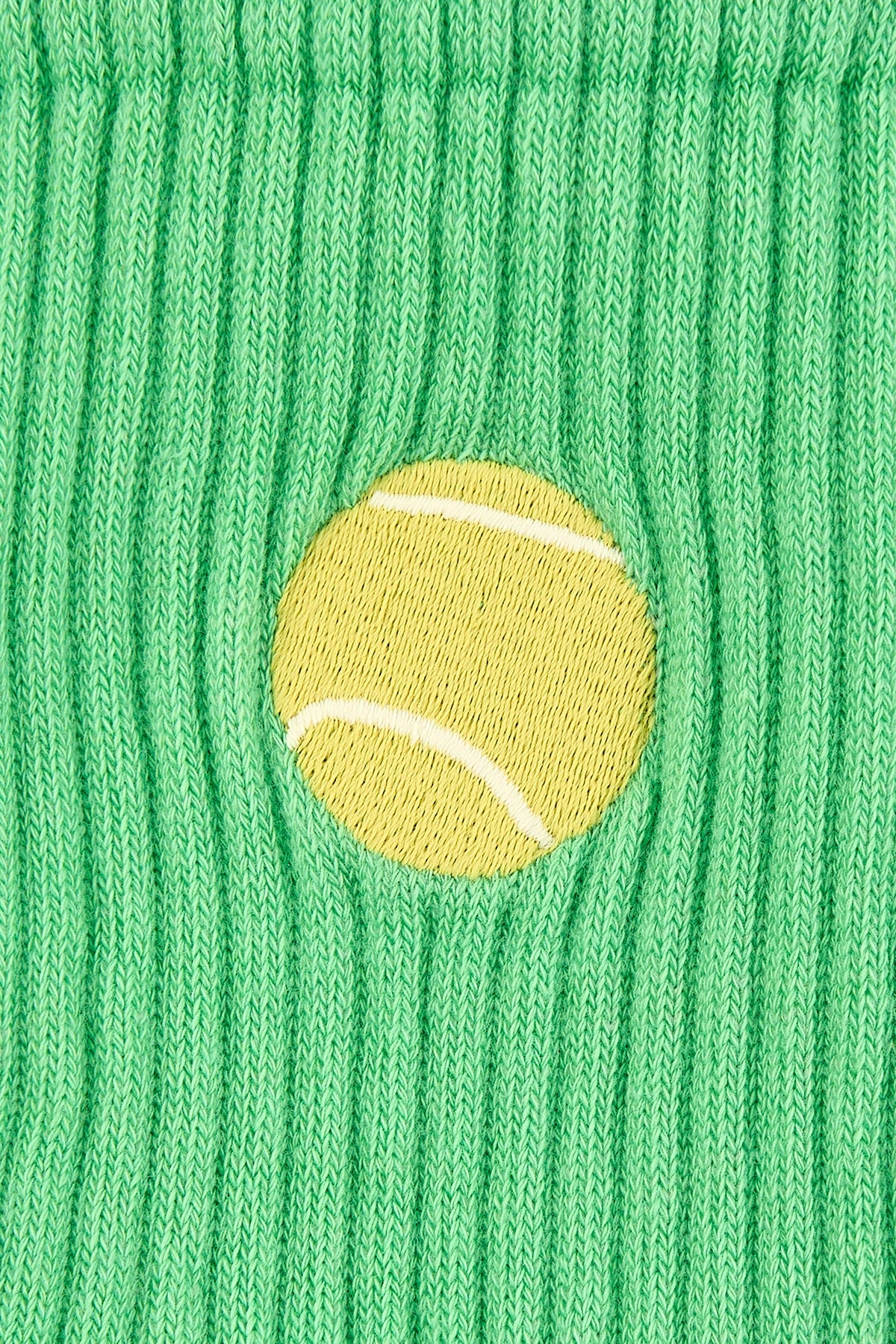 Tennis Ball  Havlu Çorap - Yeşil