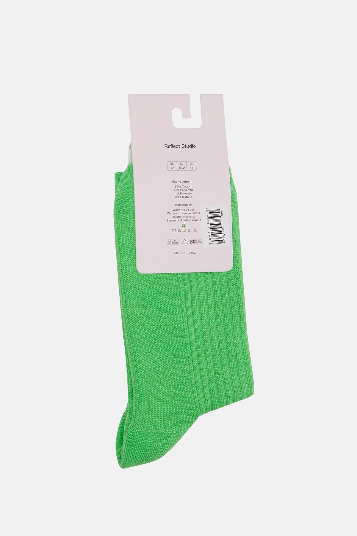 Kar Baykuşu  Havlu  Çorap - Yeşil