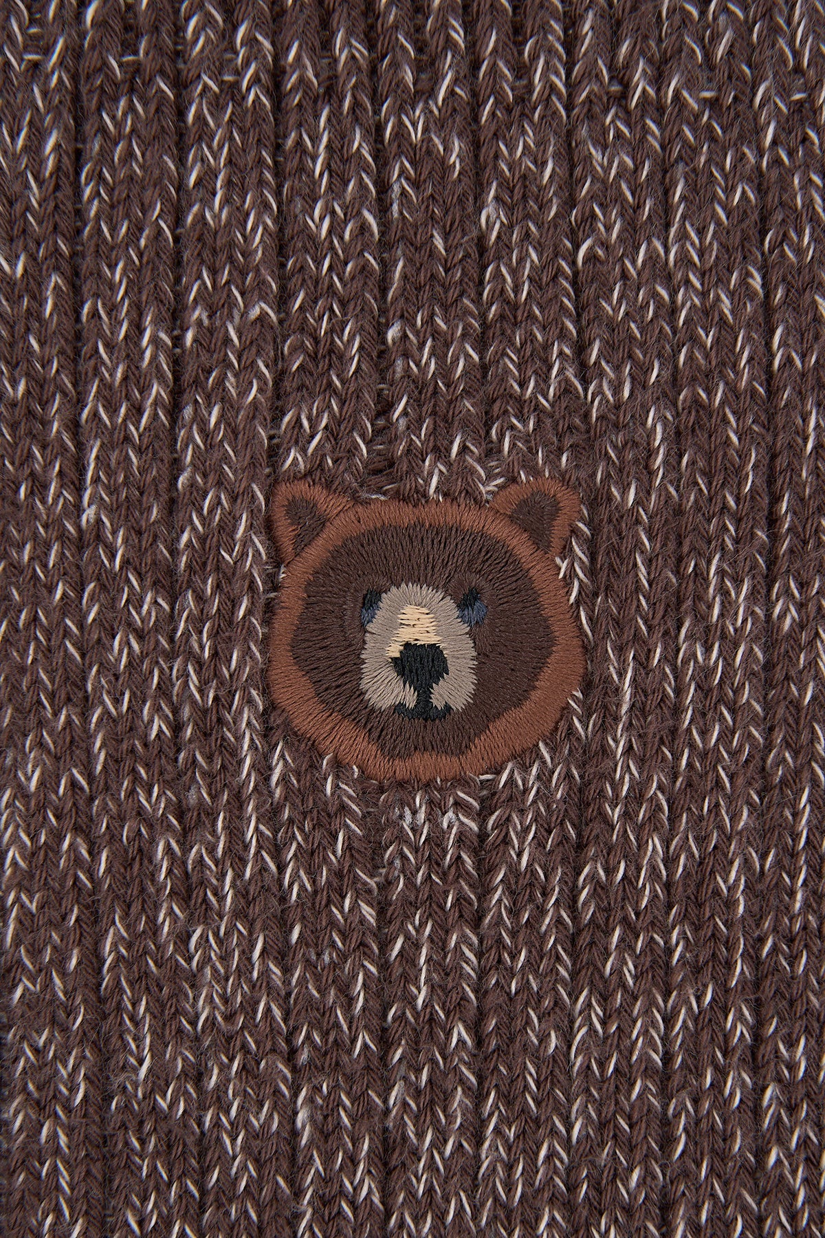 Bozayı Kalın Havlu Çorap - Kahverengi