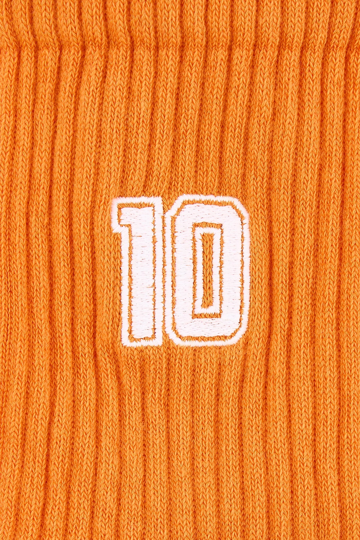 Number 10 Havlu Çorap - Turuncu