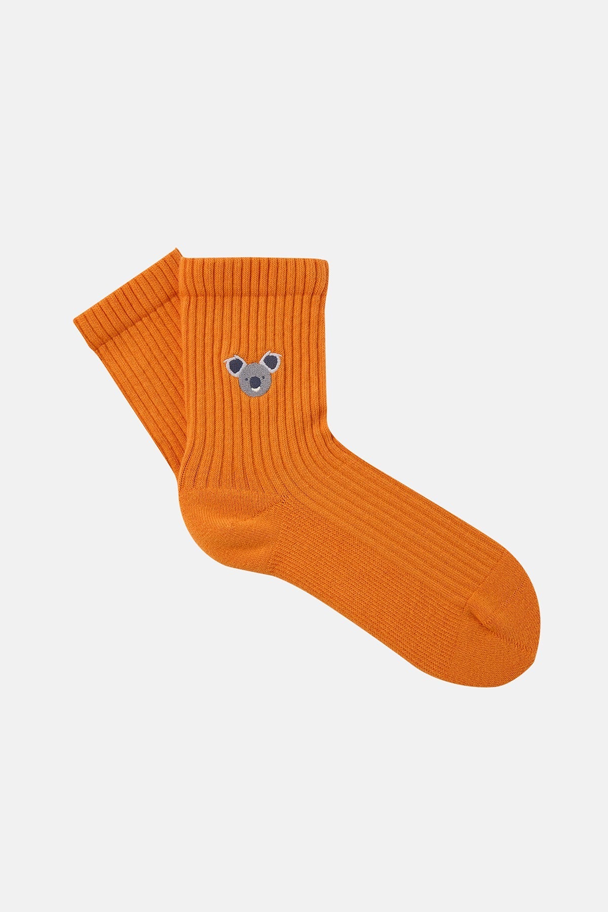 Koala Havlu Çorap - Turuncu