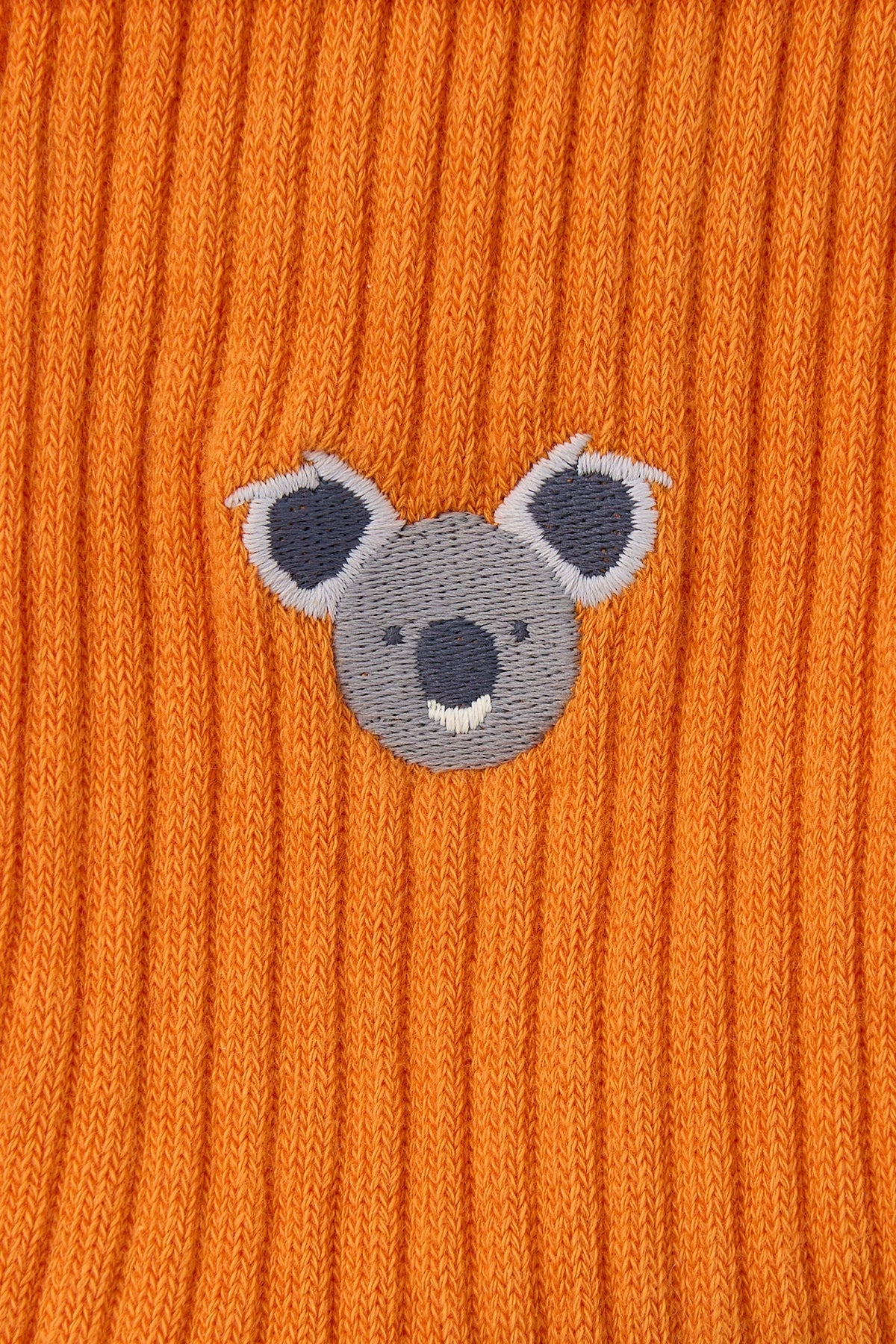 Koala Havlu Çorap - Turuncu