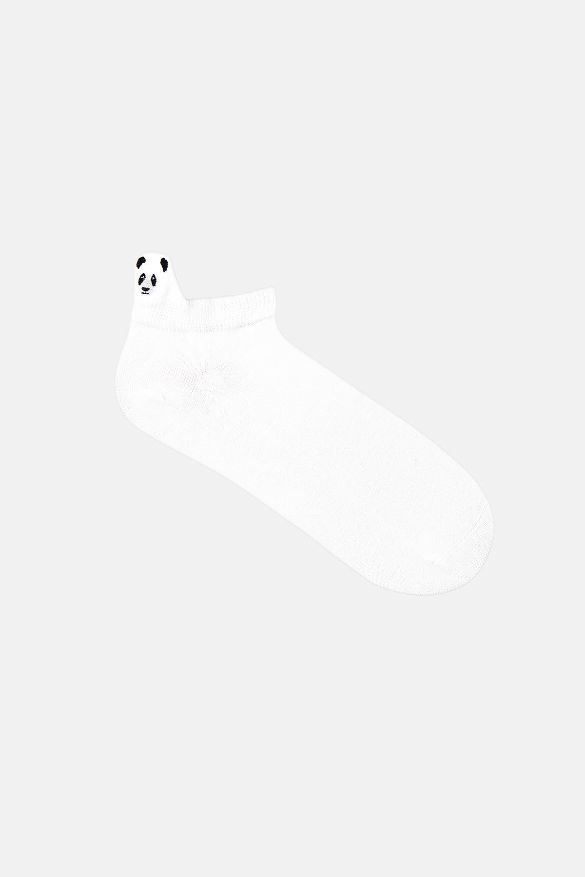 Panda Pull Çorap - Beyaz
