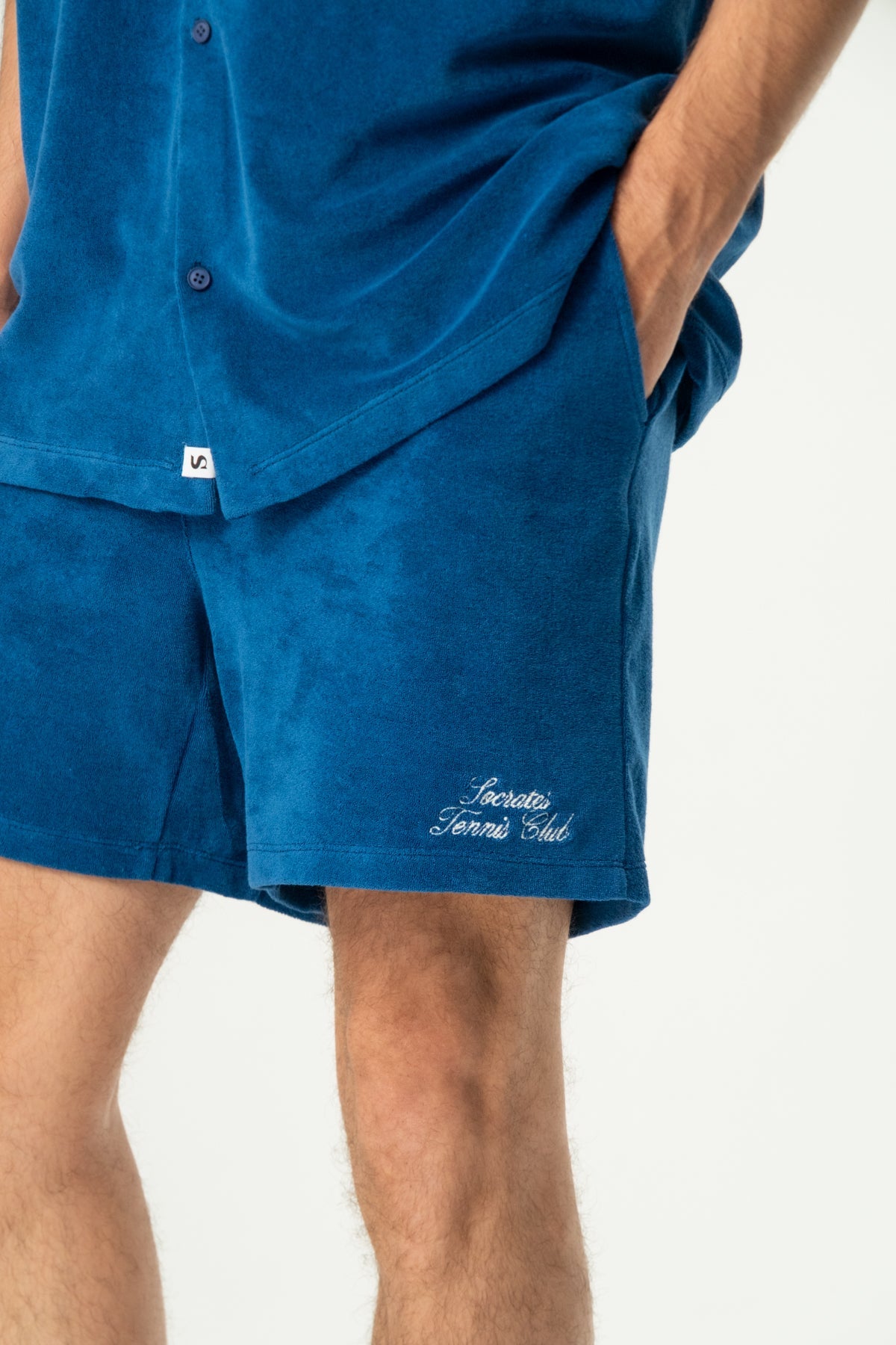 Socrates Tennis Club Terry Erkek Şort  - Lacivert
