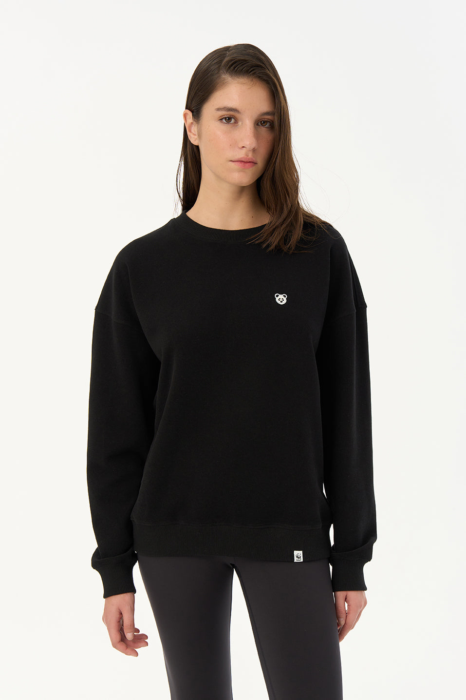 Panda SuperSoft Sweatshirt - Siyah