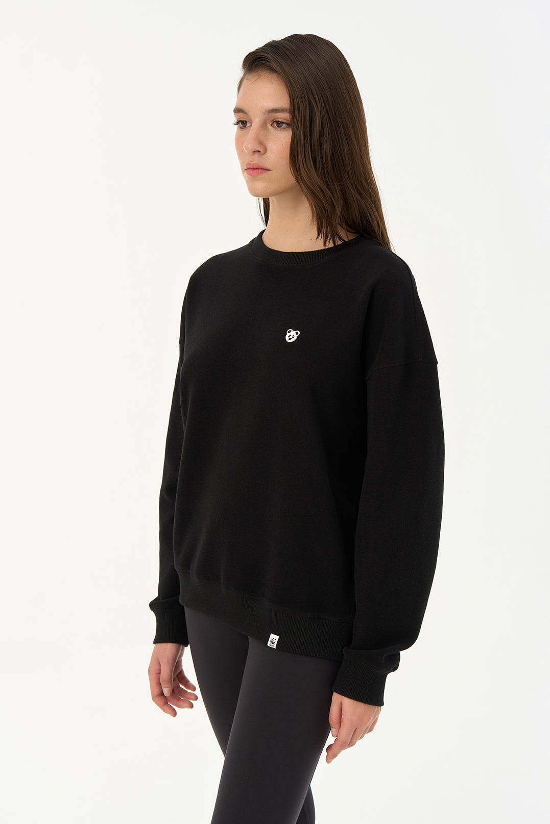 Panda SuperSoft Sweatshirt - Siyah