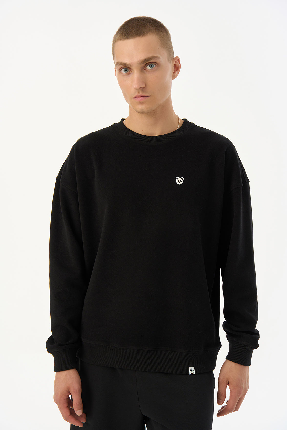 Panda SuperSoft Sweatshirt - Siyah