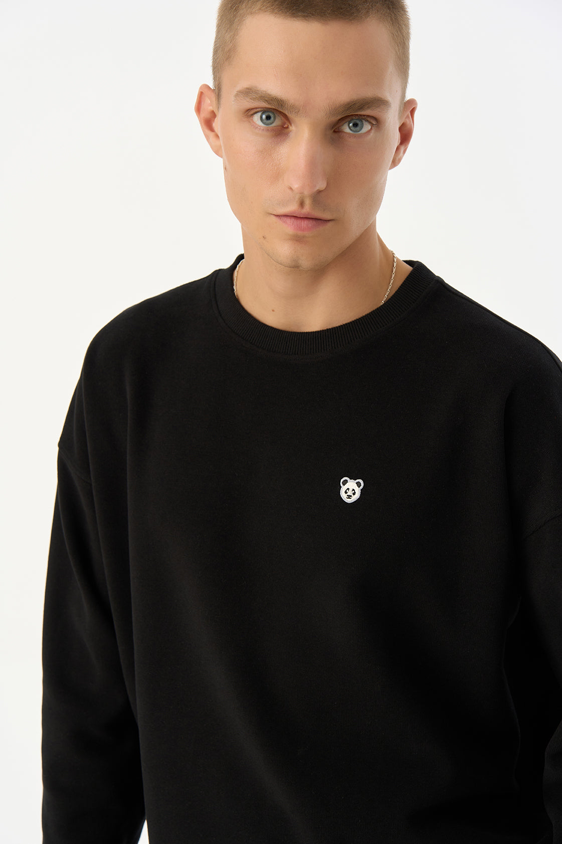 Panda SuperSoft Sweatshirt - Siyah