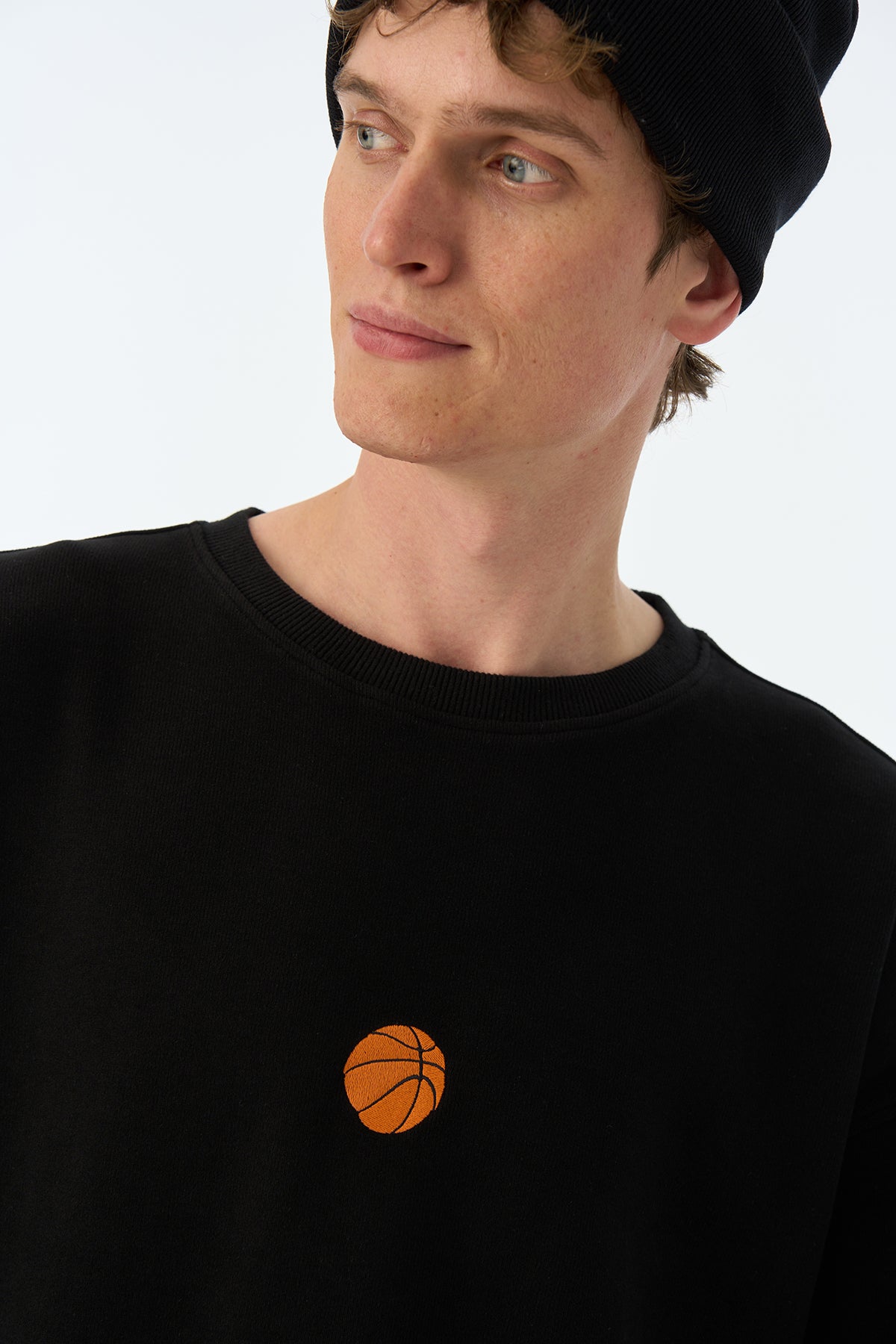 Basketball SuperSoft Sweatshirt - Siyah