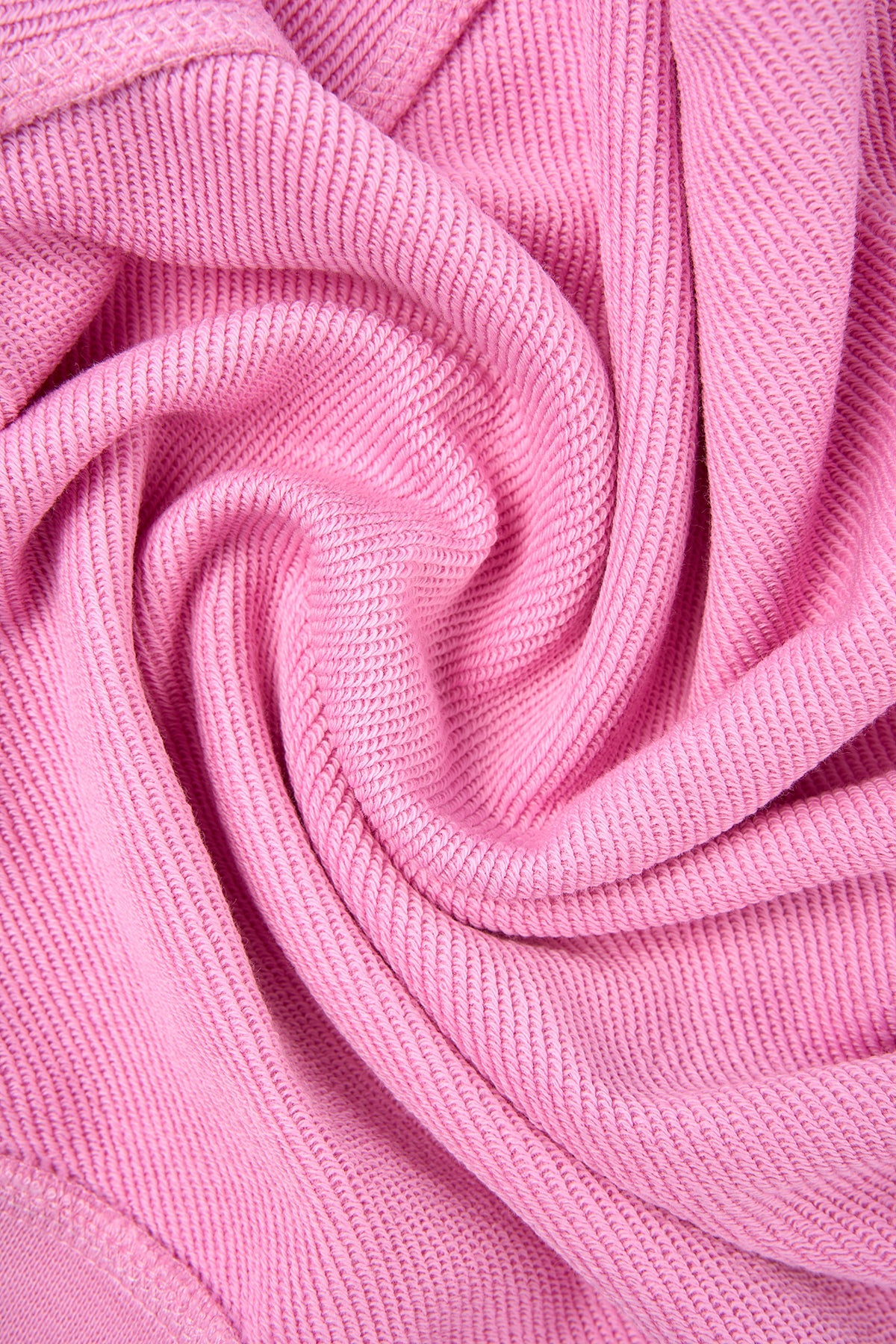 Sincap Soft Fleece Crop Sweatshirt - Pembe