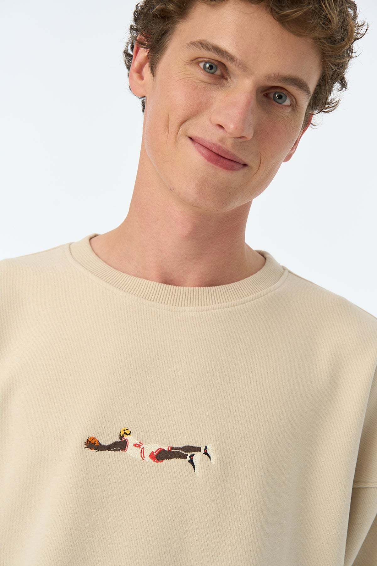 Menace SuperSoft Sweatshirt - Parşömen Bej