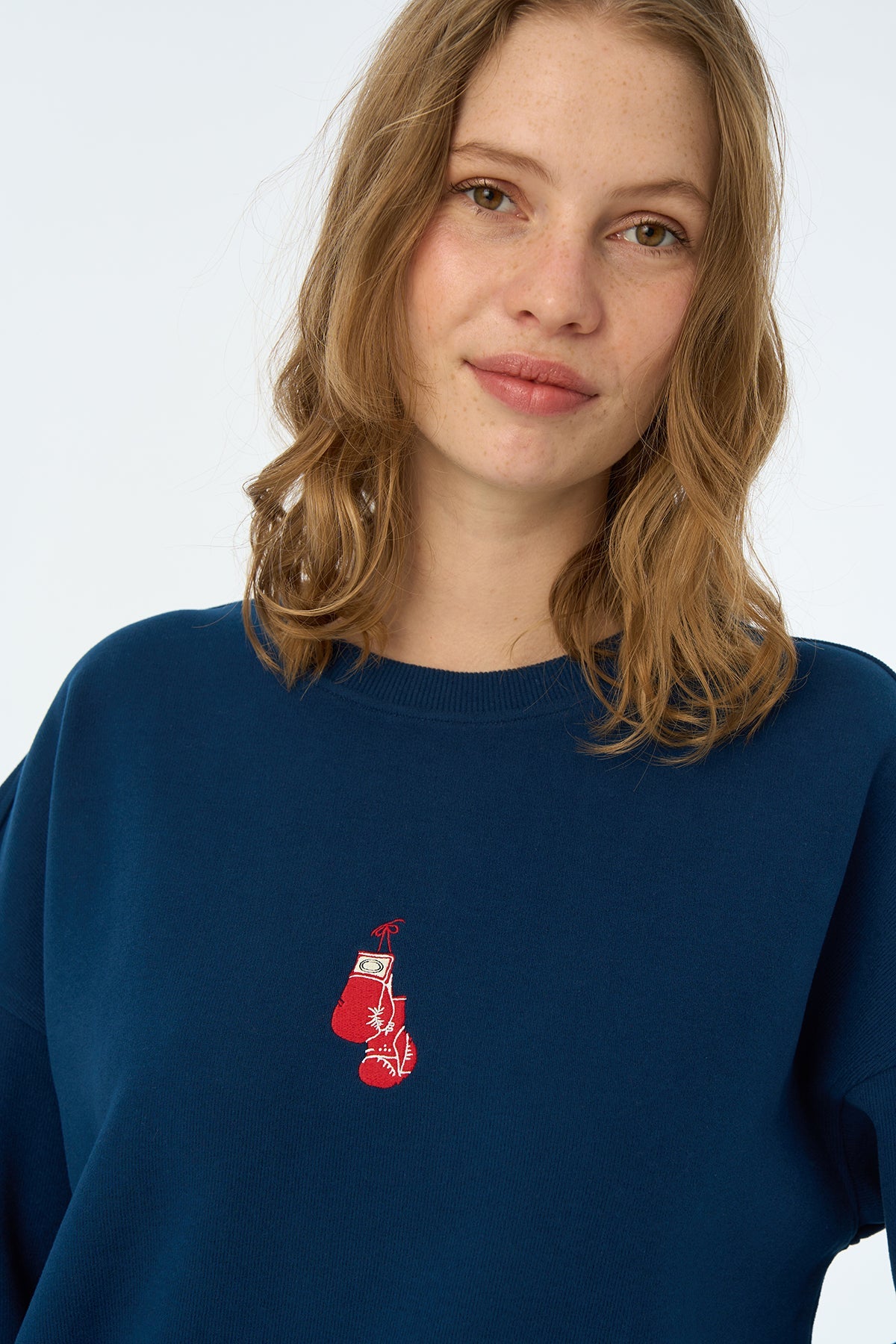 Boxing Gloves SuperSoft Sweatshirt - Lacivert