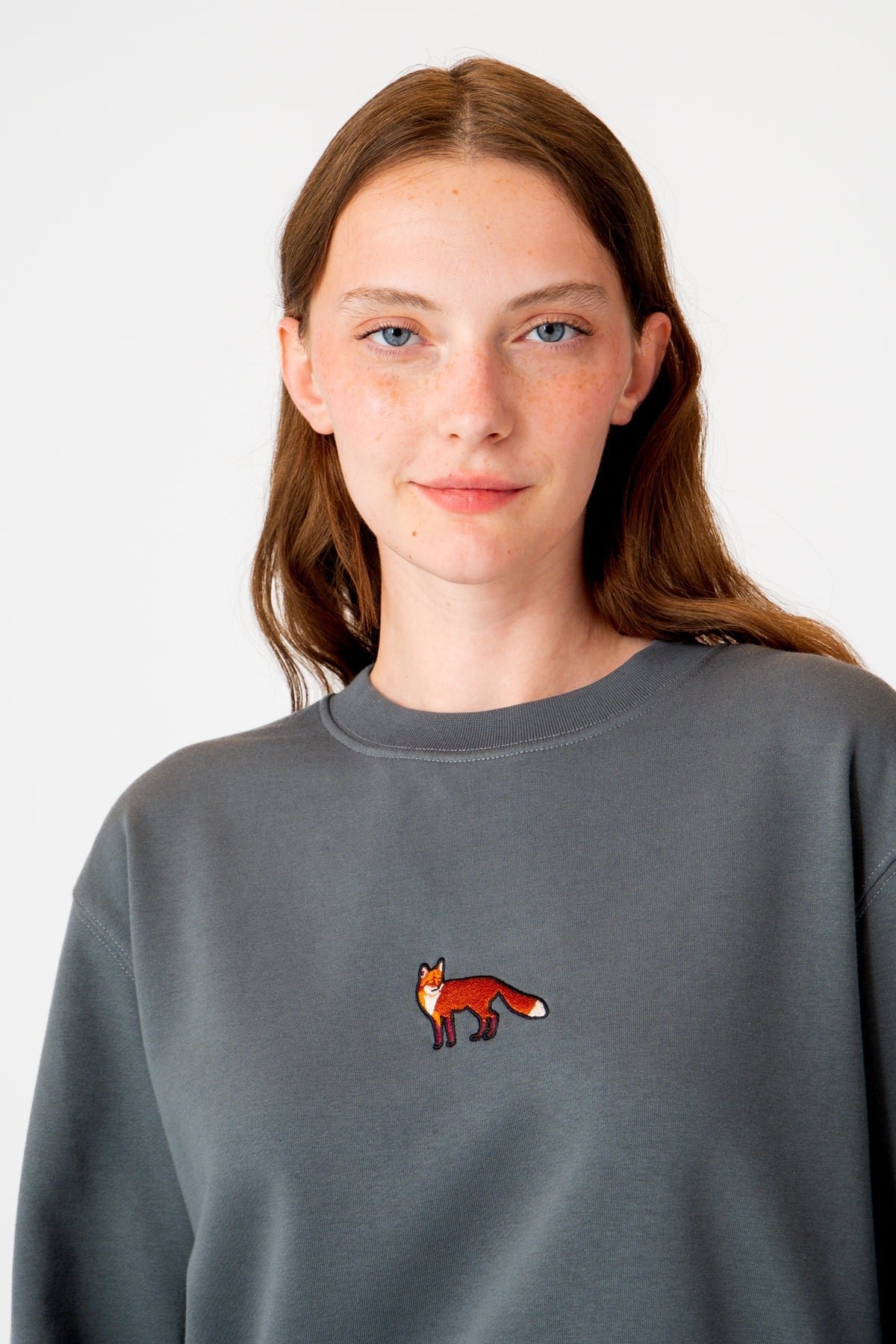 Kızıl Tilki Soft Fleece Sweatshirt - Antrasit