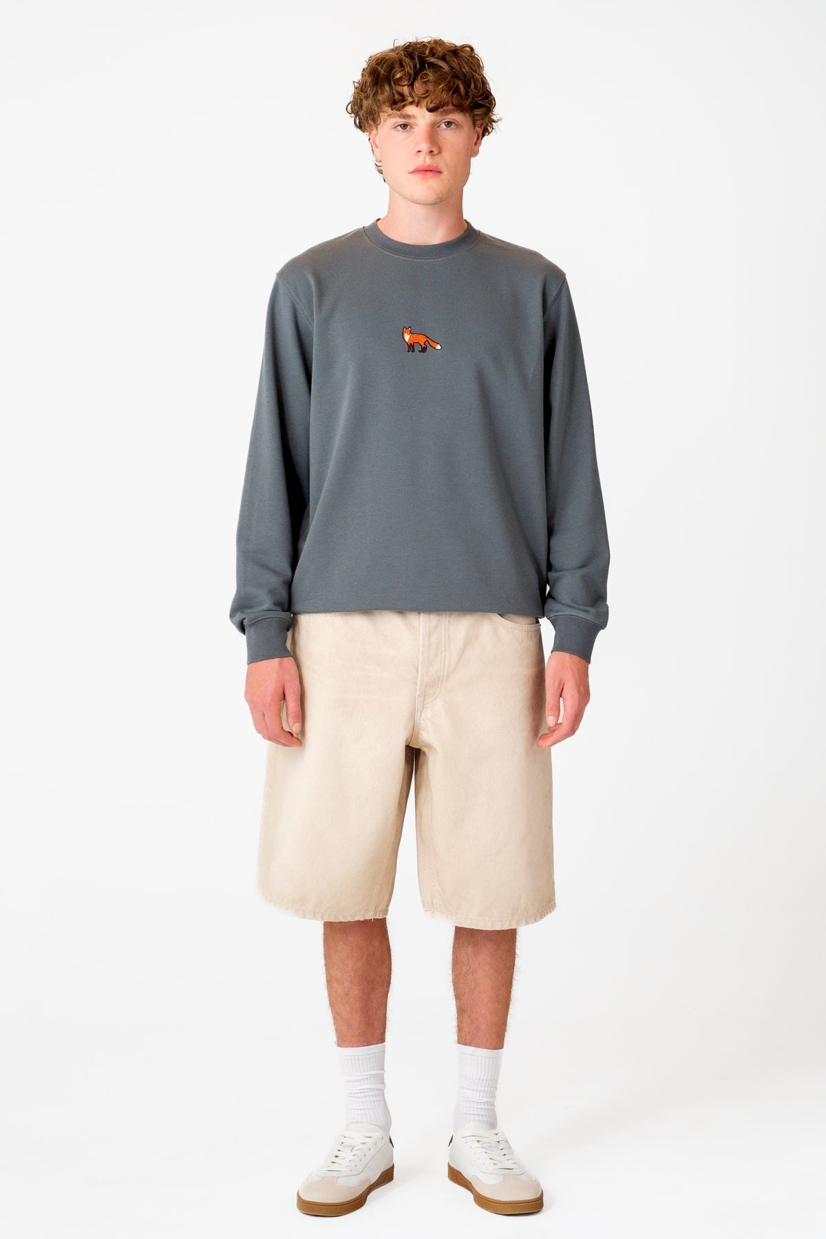 Kızıl Tilki Soft Fleece Sweatshirt - Antrasit