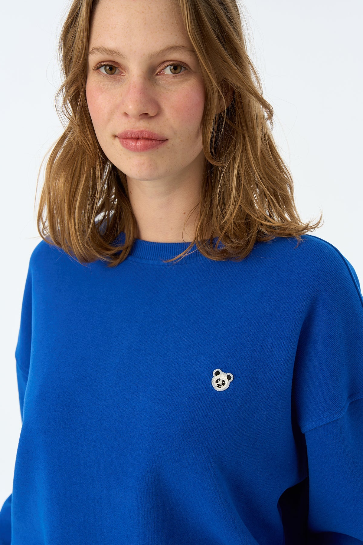 Panda SuperSoft Sweatshirt - Saks Mavi