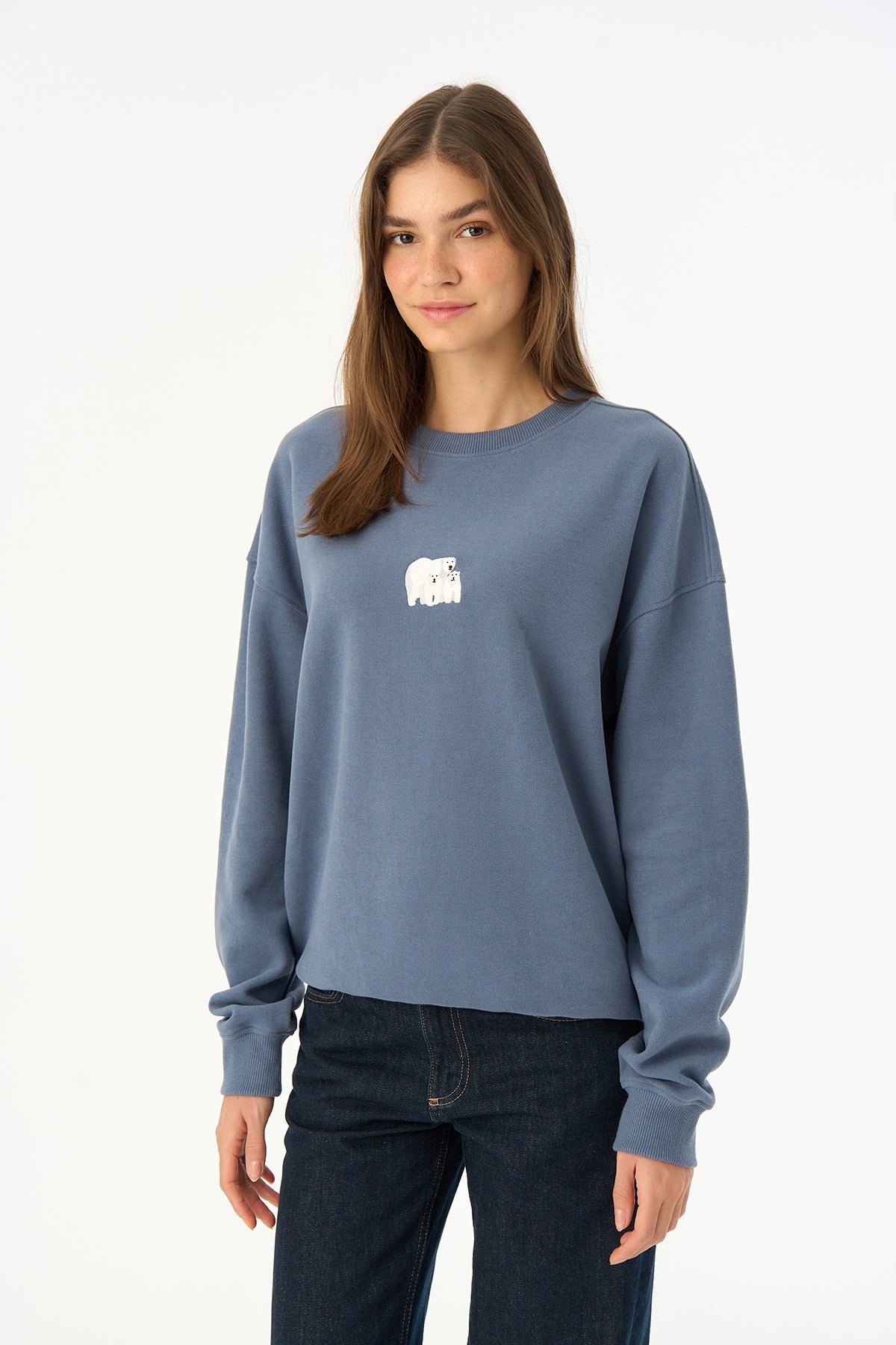 Kutup Ayısı SuperSoft Sweatshirt - Flint Mavi