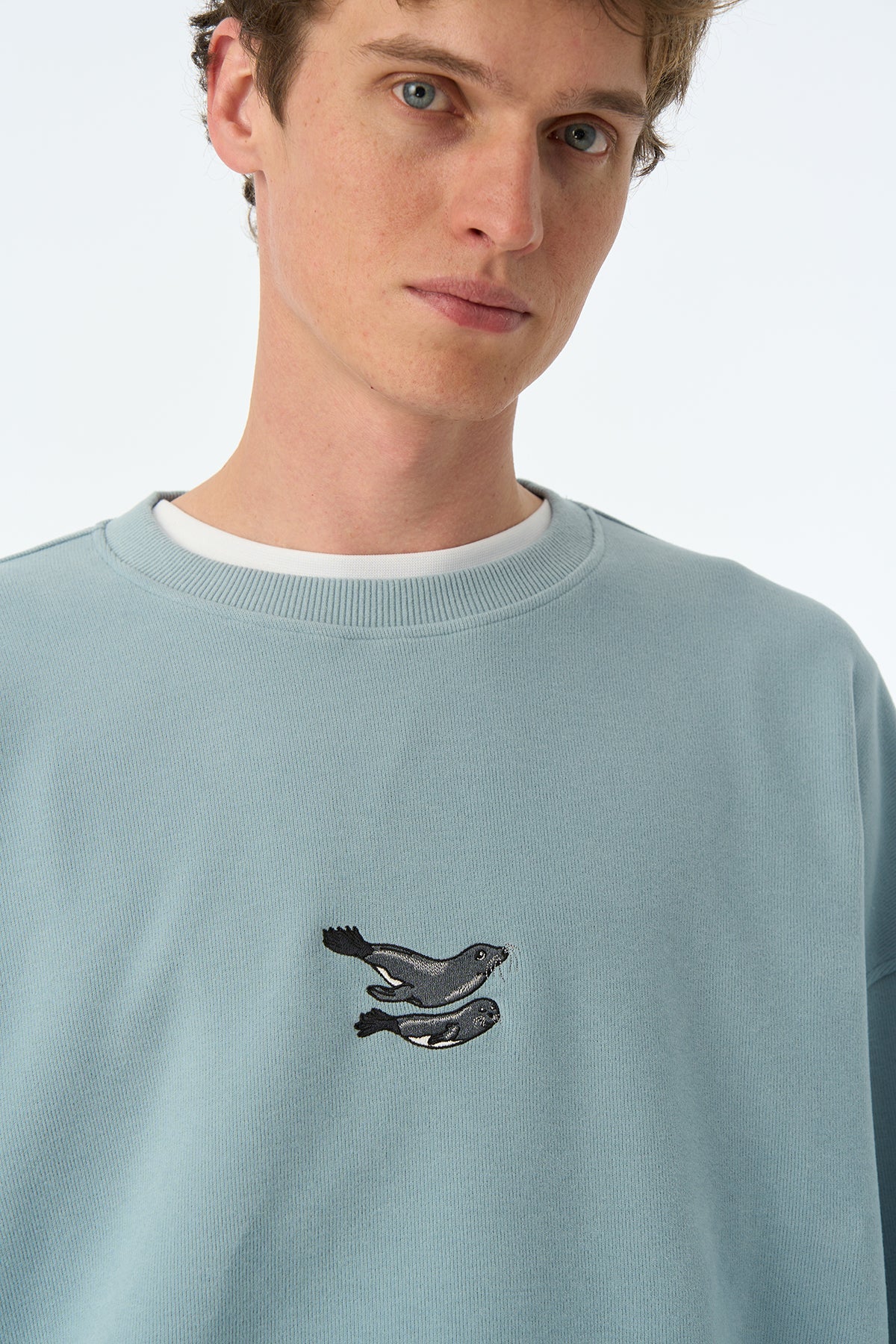 Akdeniz Foku SuperSoft Sweatshirt - Mavi