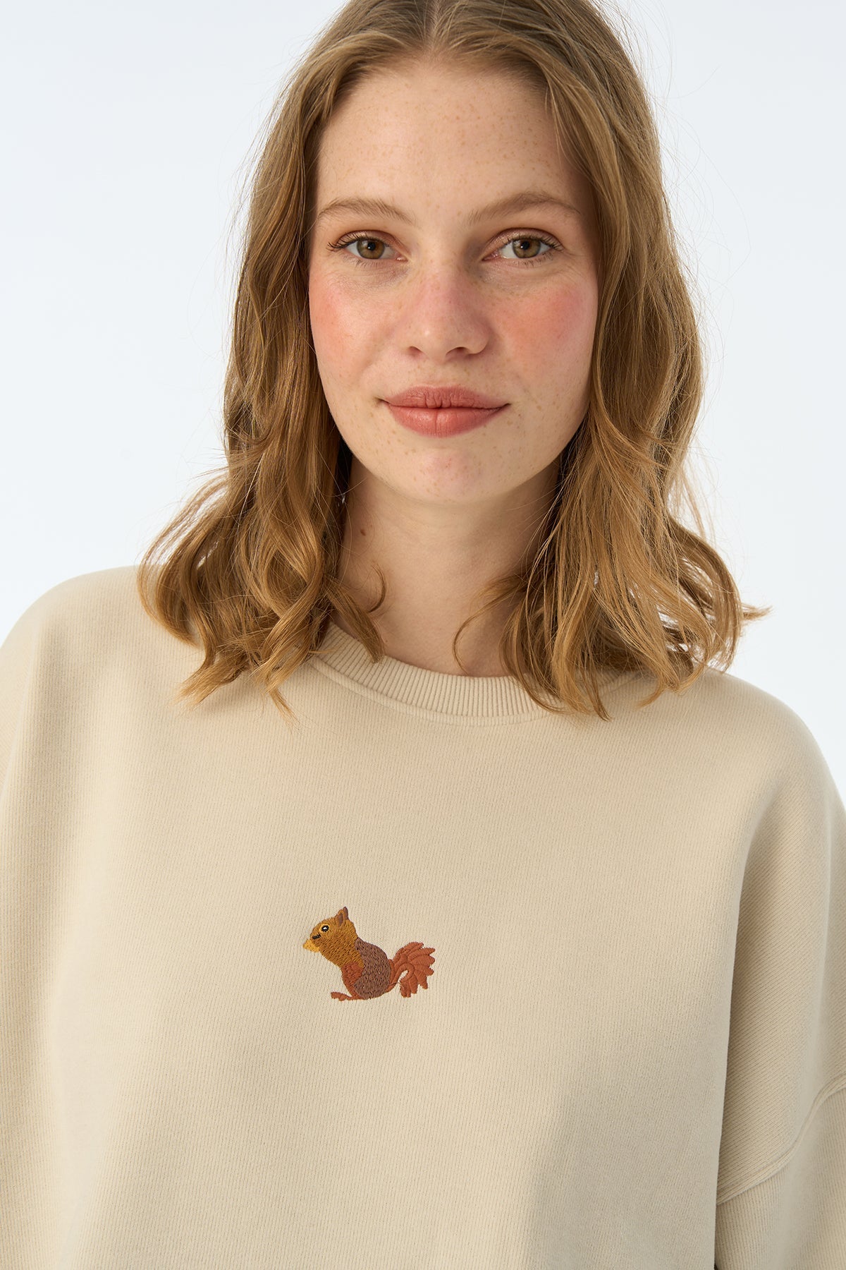 Sincap Oversize SuperSoft Sweatshirt - Parşömen Bej