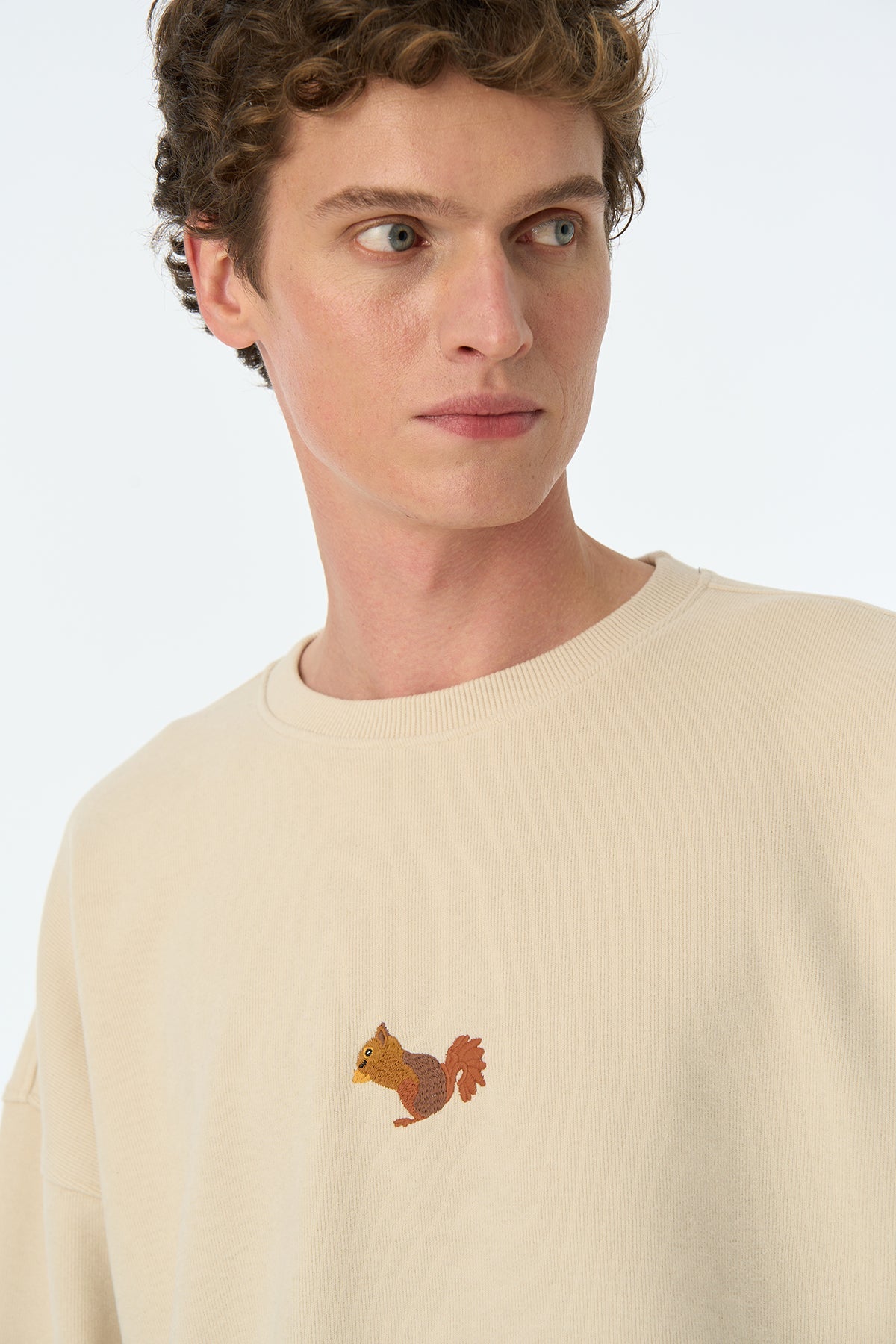 Sincap Oversize SuperSoft Sweatshirt - Parşömen Bej