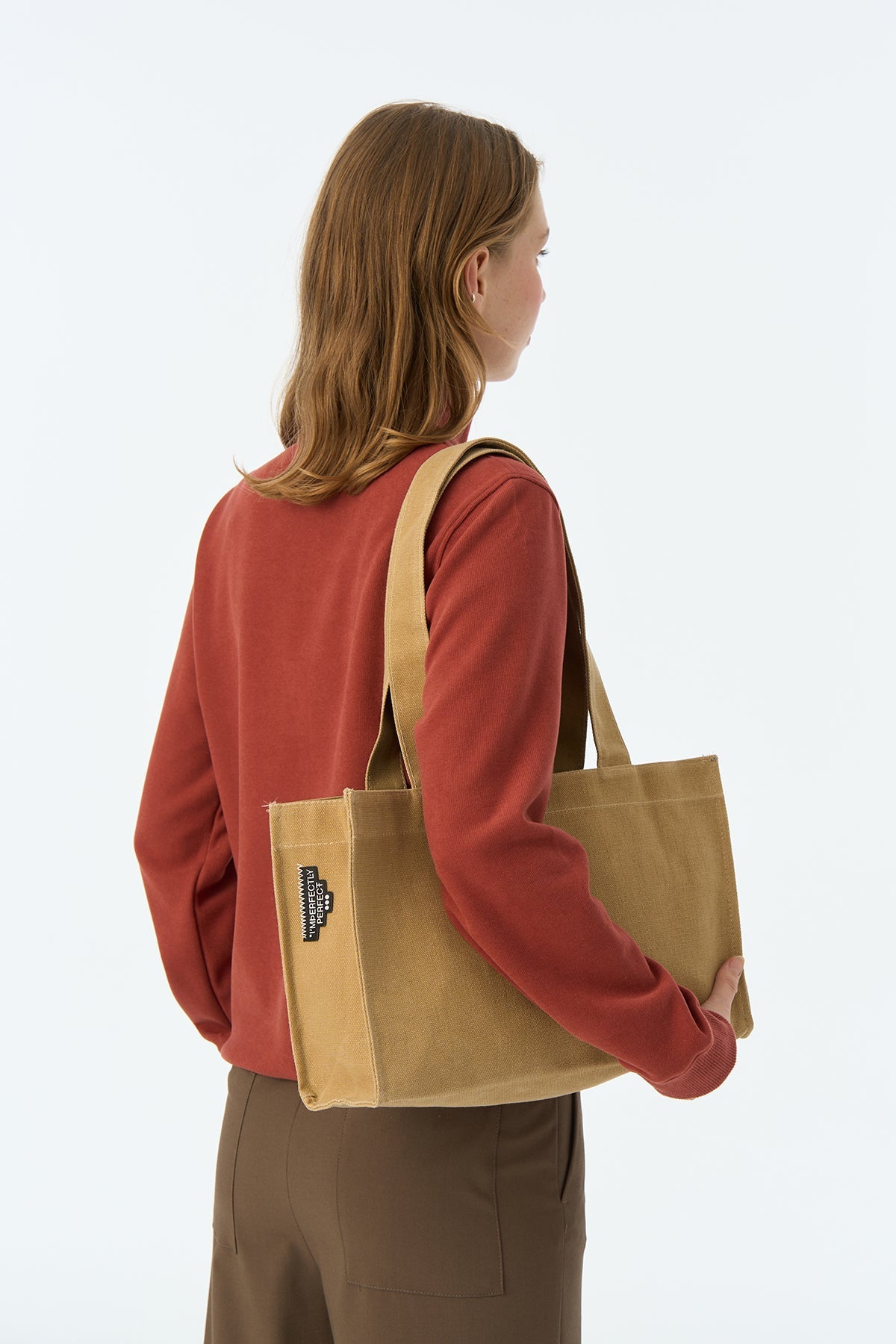 Imperfectly Perfect Çanta - Açık Hardal