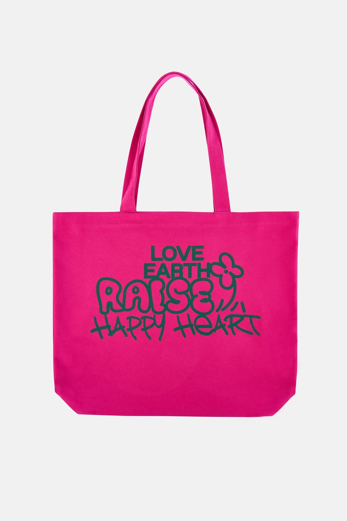 Love Earth Gabardin Çanta - Şeker Pembe