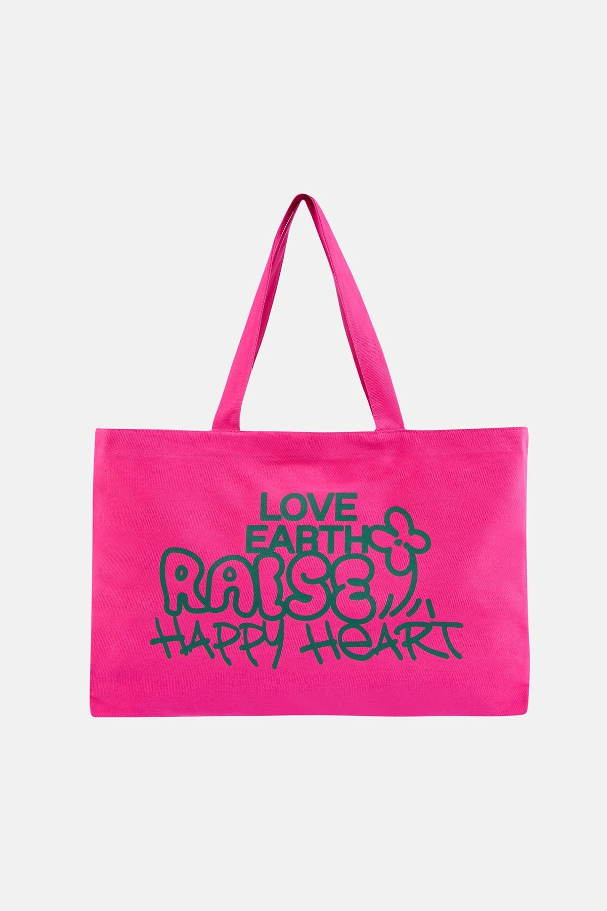 Love Earth Gabardin Çanta - Şeker Pembe
