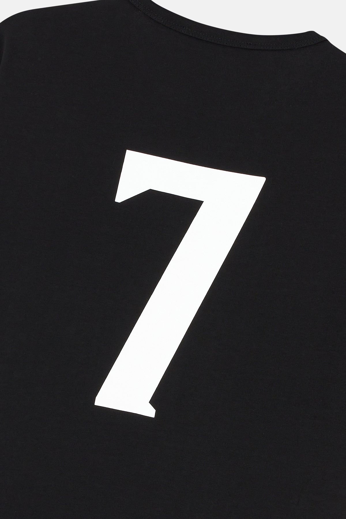 Number 7 Oversize T-Shirt - Siyah